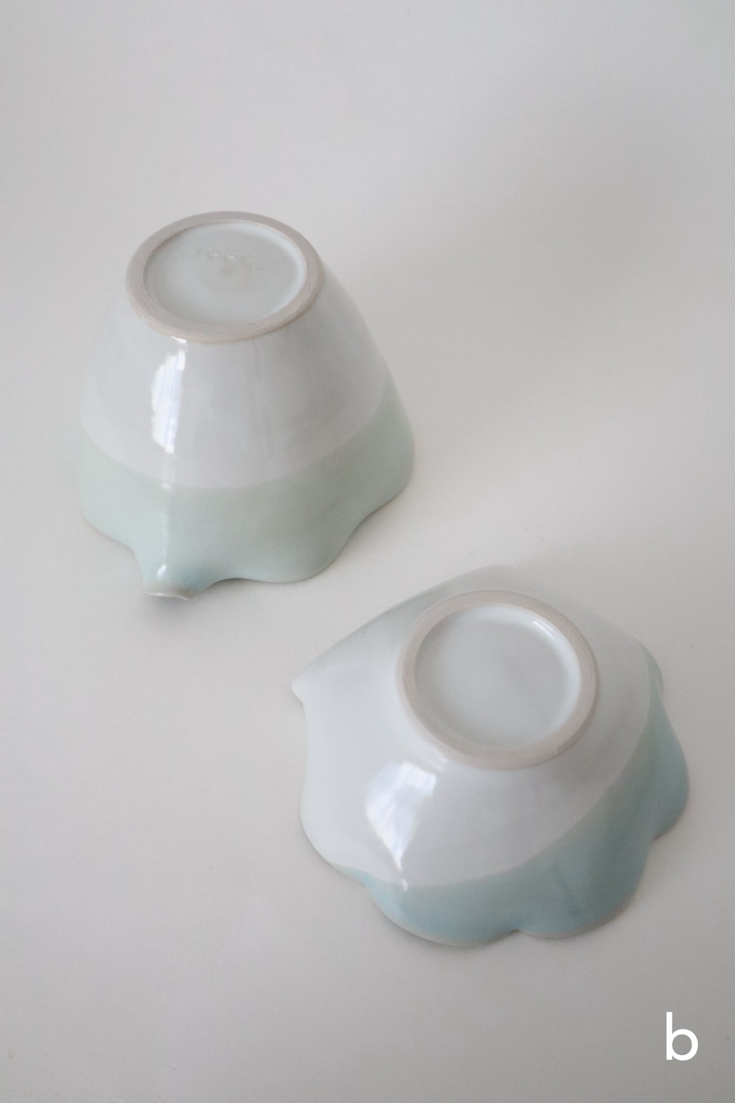 glacier seashell matcha bowl