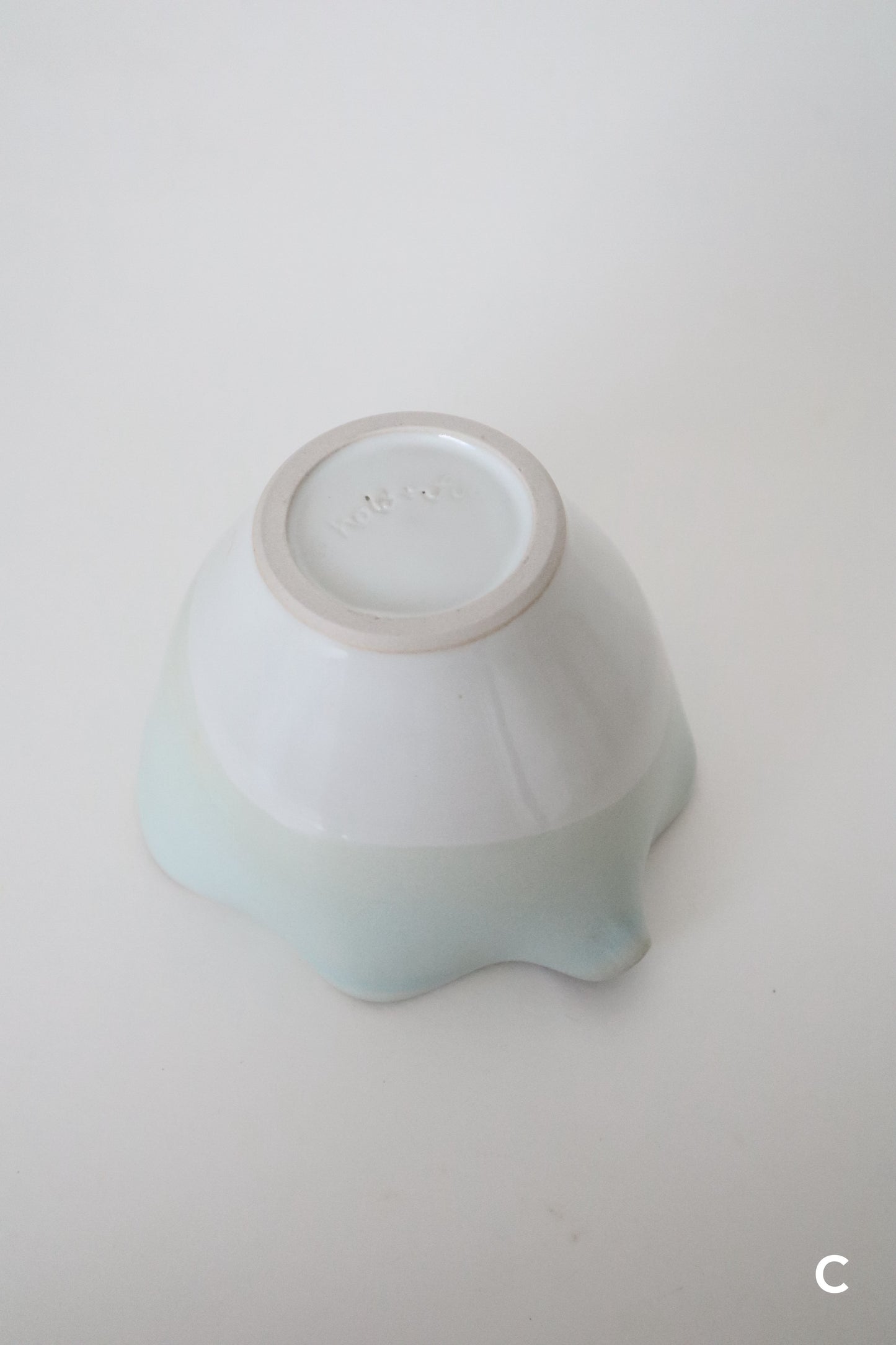 glacier seashell matcha bowl