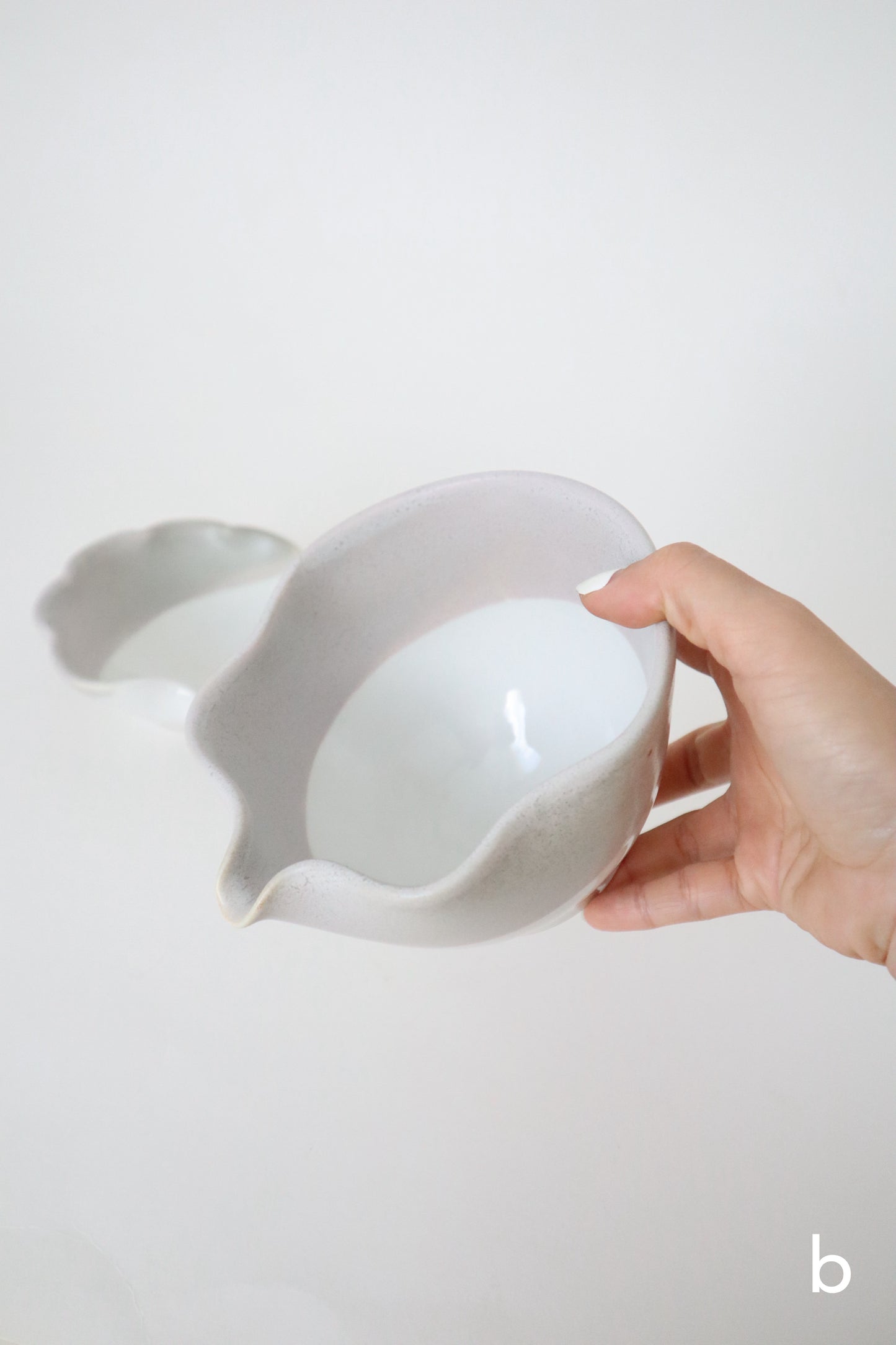wild clay seashell matcha bowl sets
