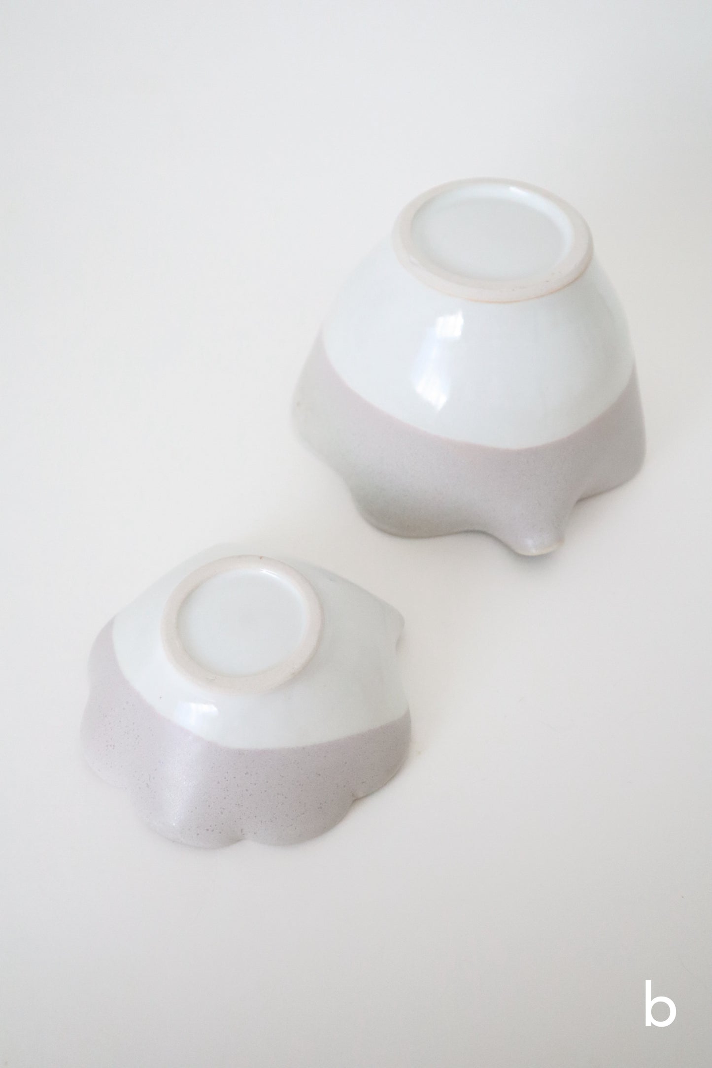 wild clay seashell matcha bowl sets