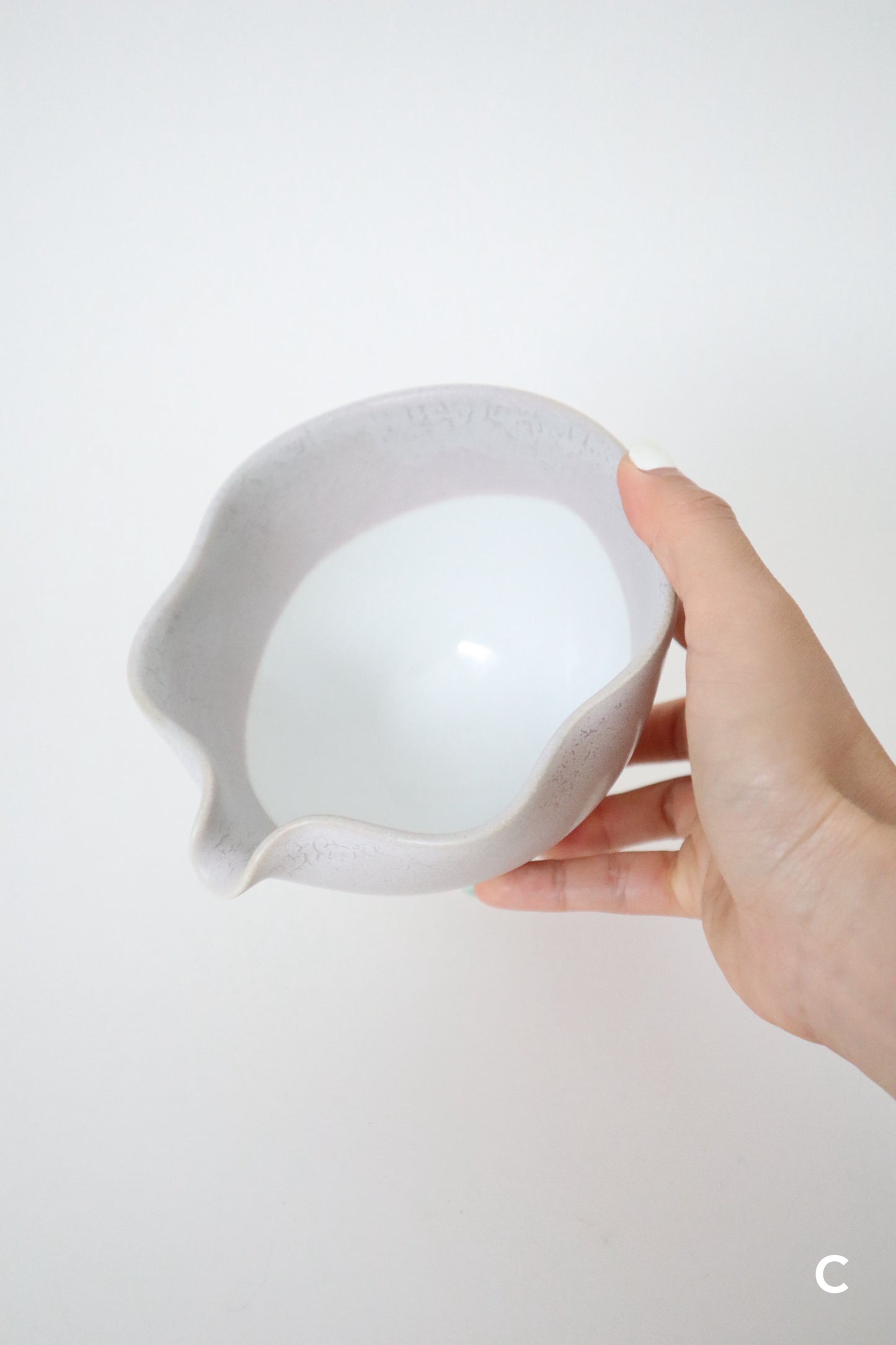 wild clay seashell matcha bowl sets