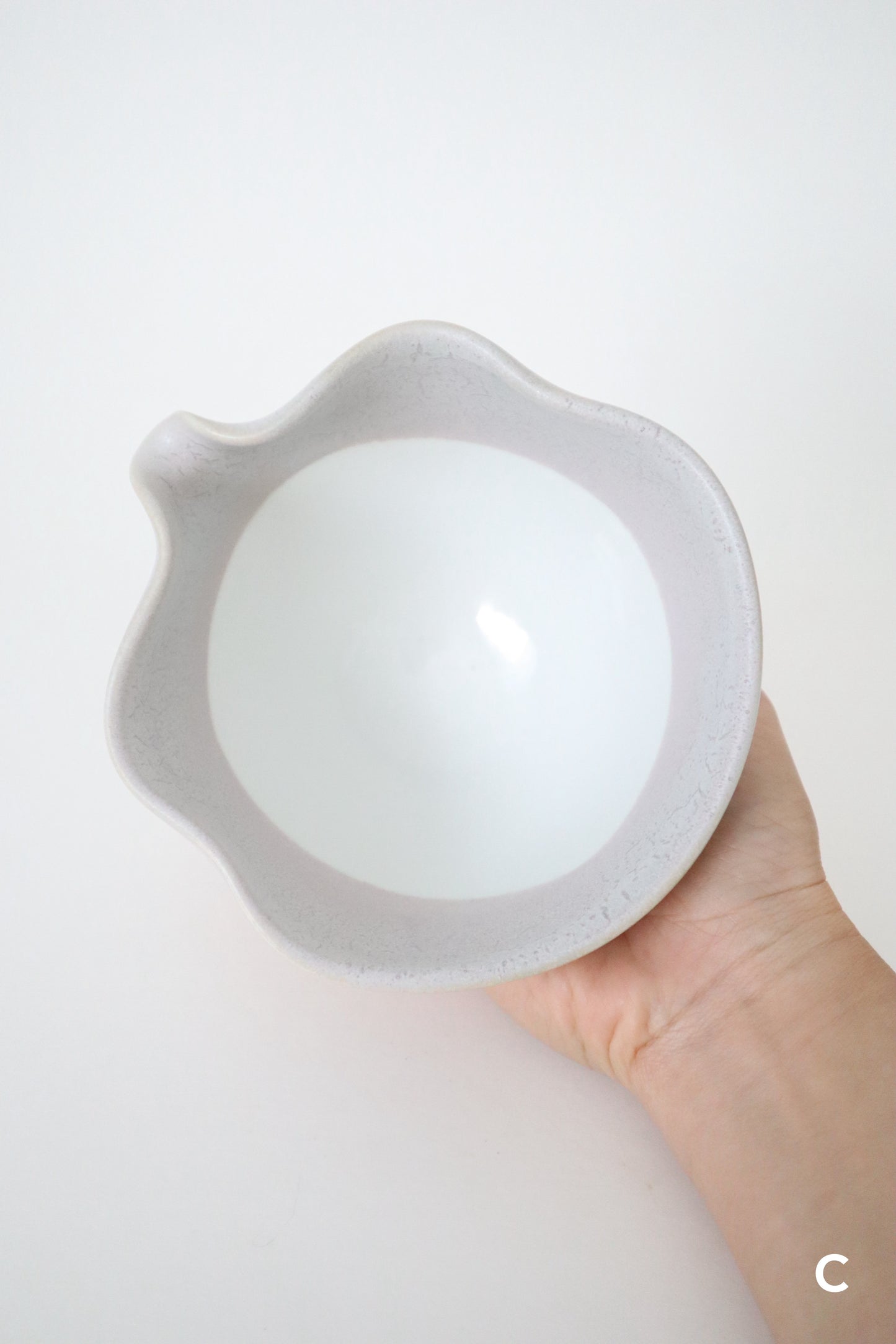 wild clay seashell matcha bowl sets