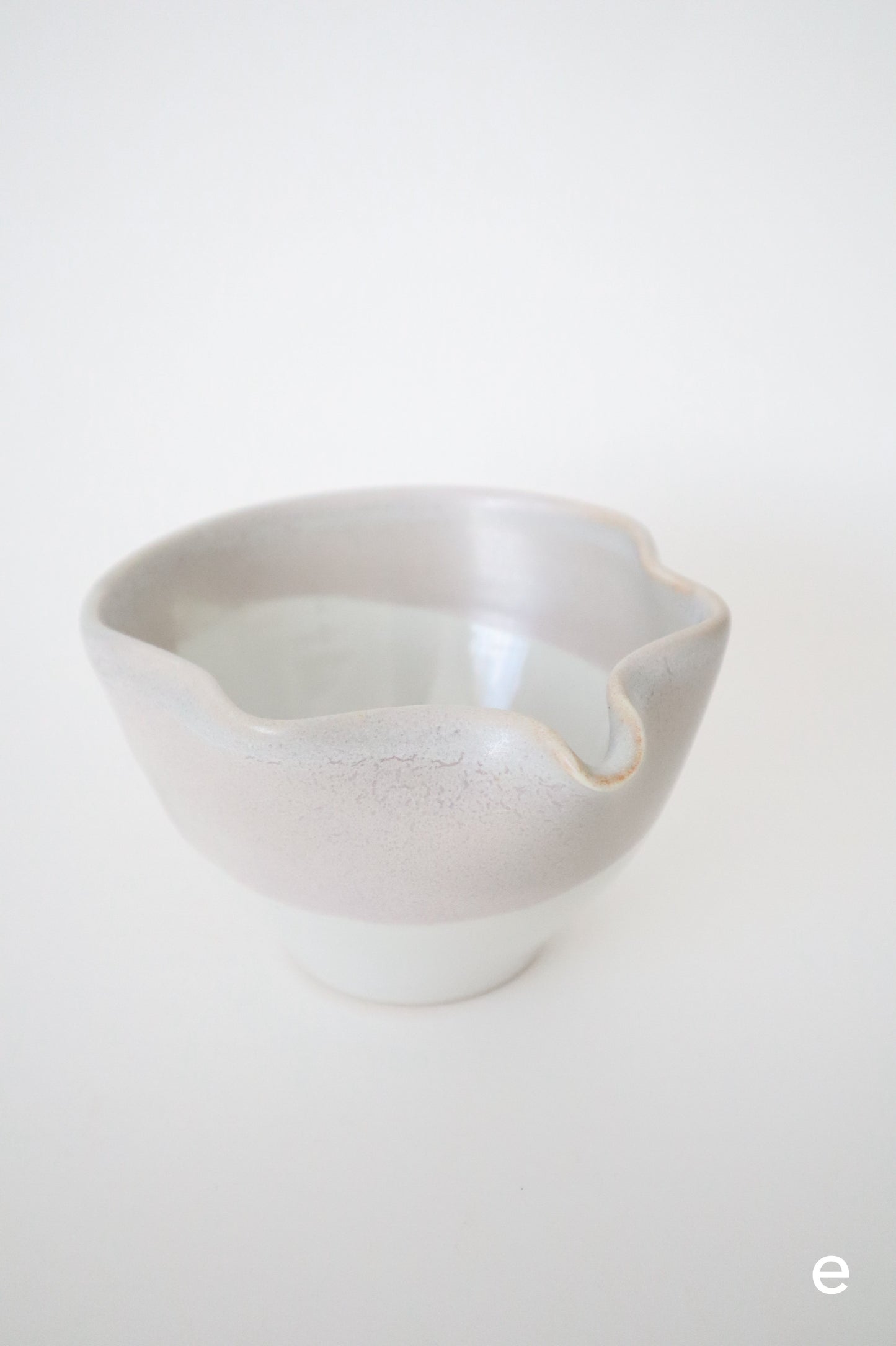 wild clay seashell matcha bowl sets
