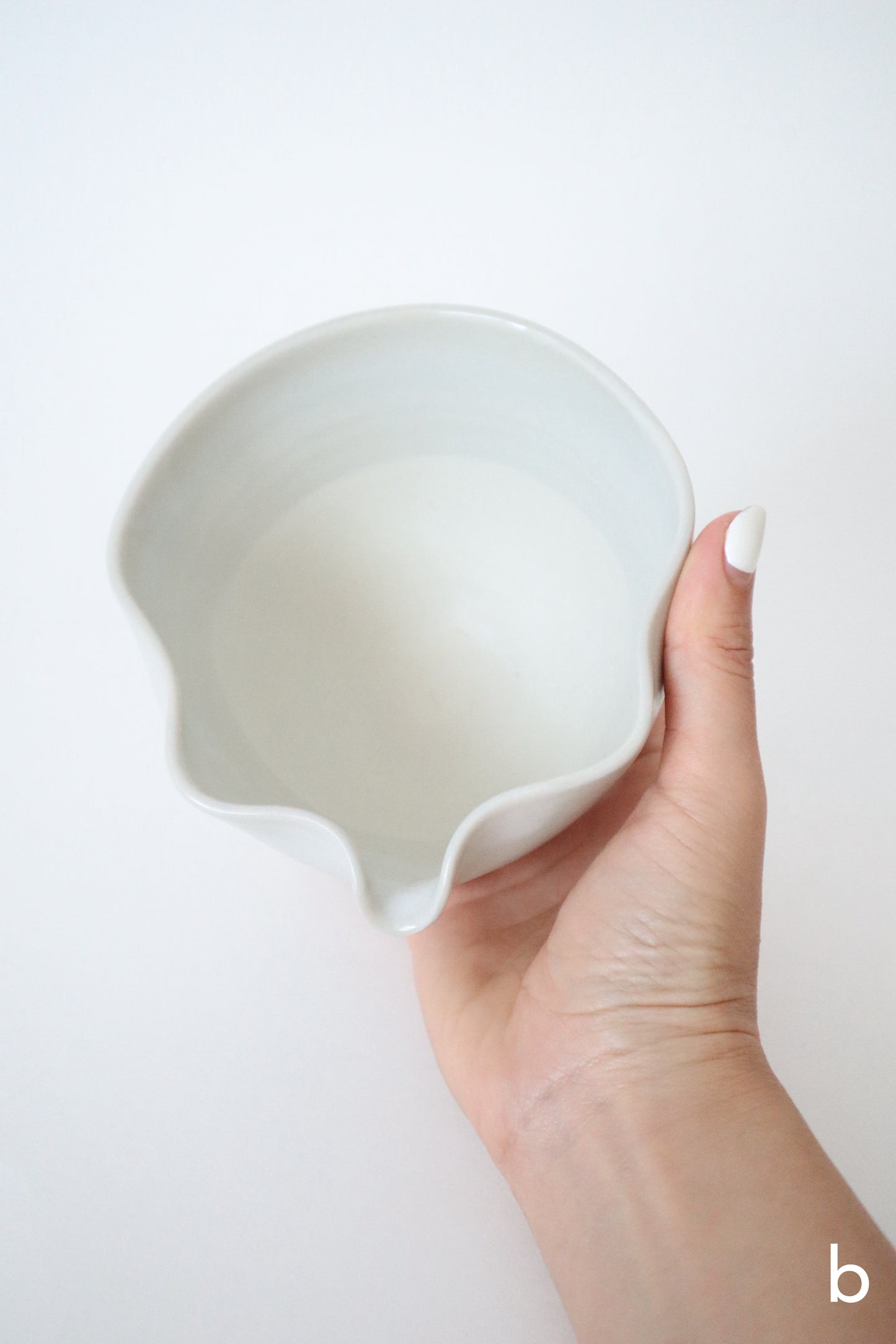 cotton blue seashell matcha bowl sets