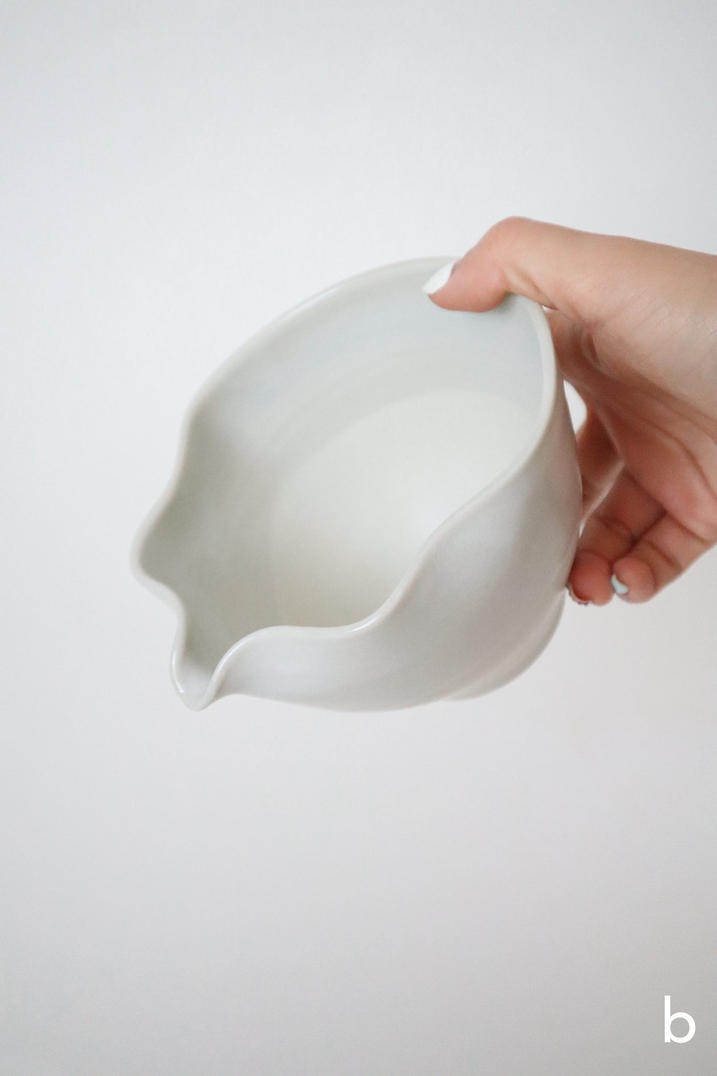 cotton blue seashell matcha bowl sets