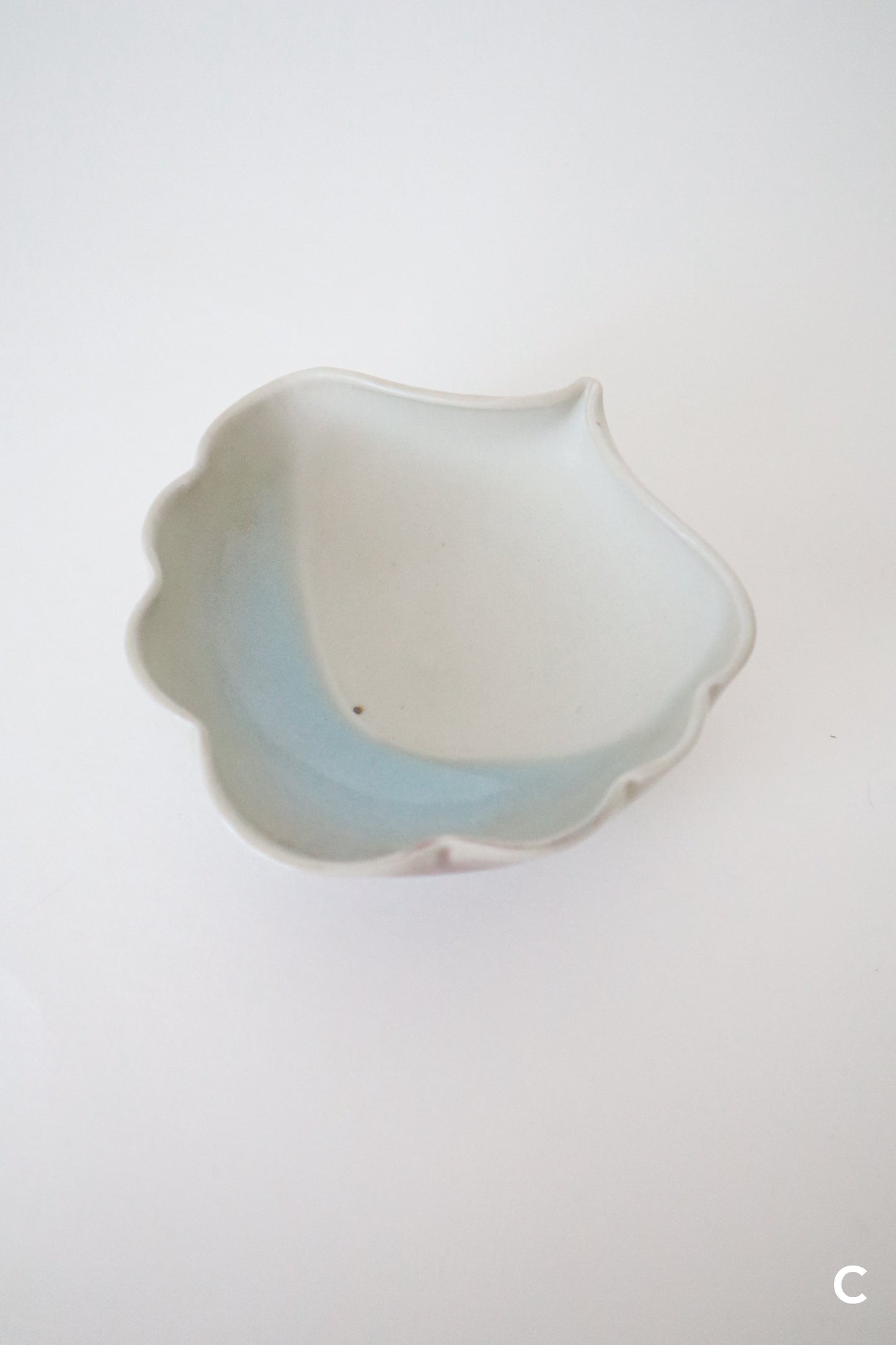 cotton blue seashell matcha bowl sets