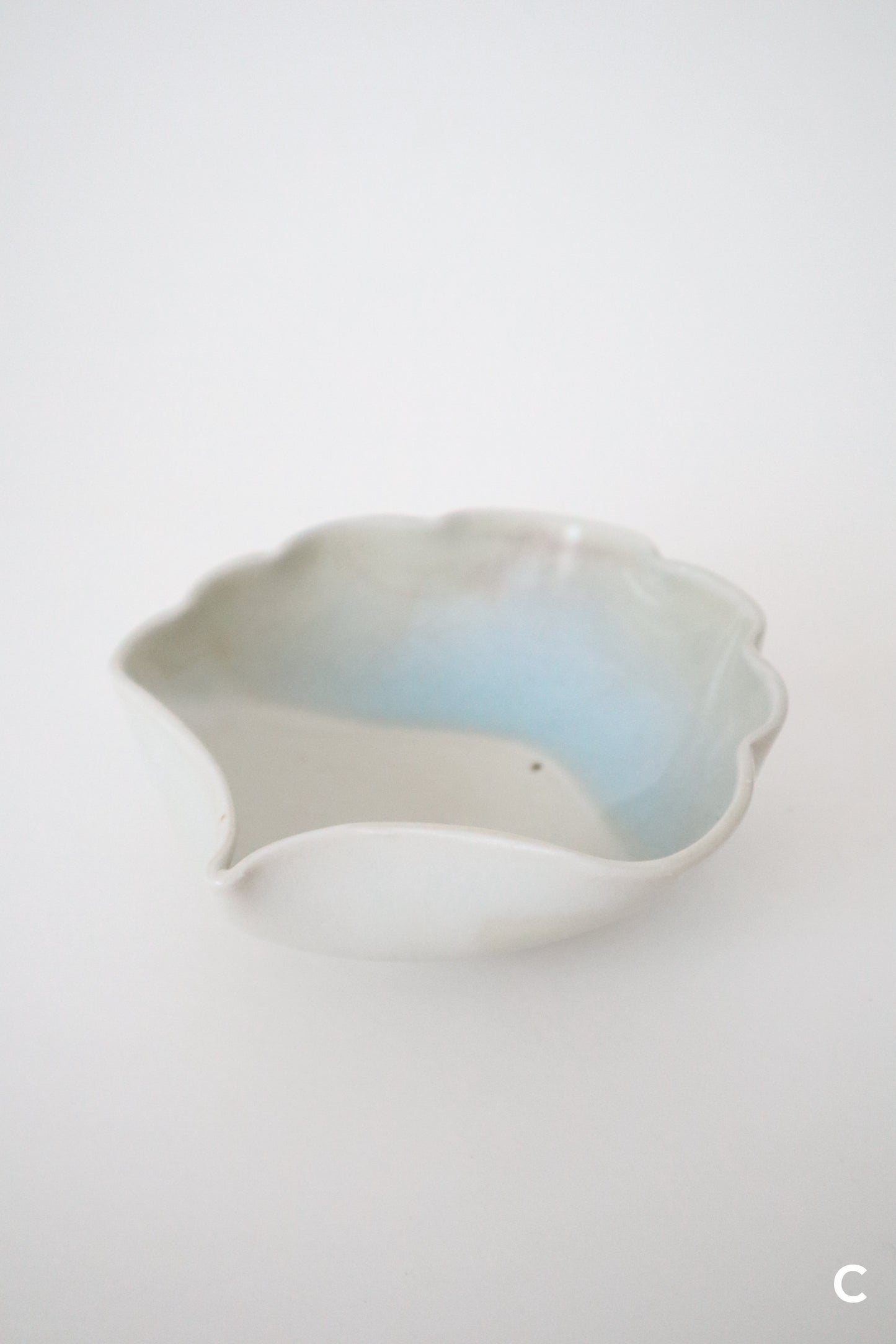 cotton blue seashell matcha bowl sets