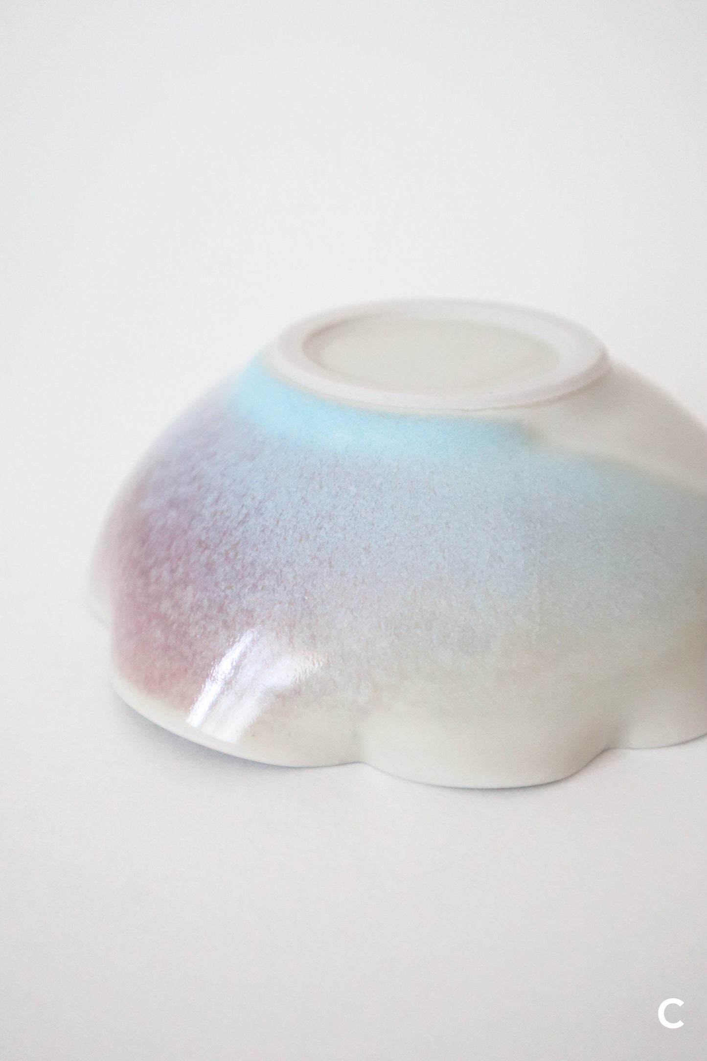 cotton blue seashell matcha bowl sets