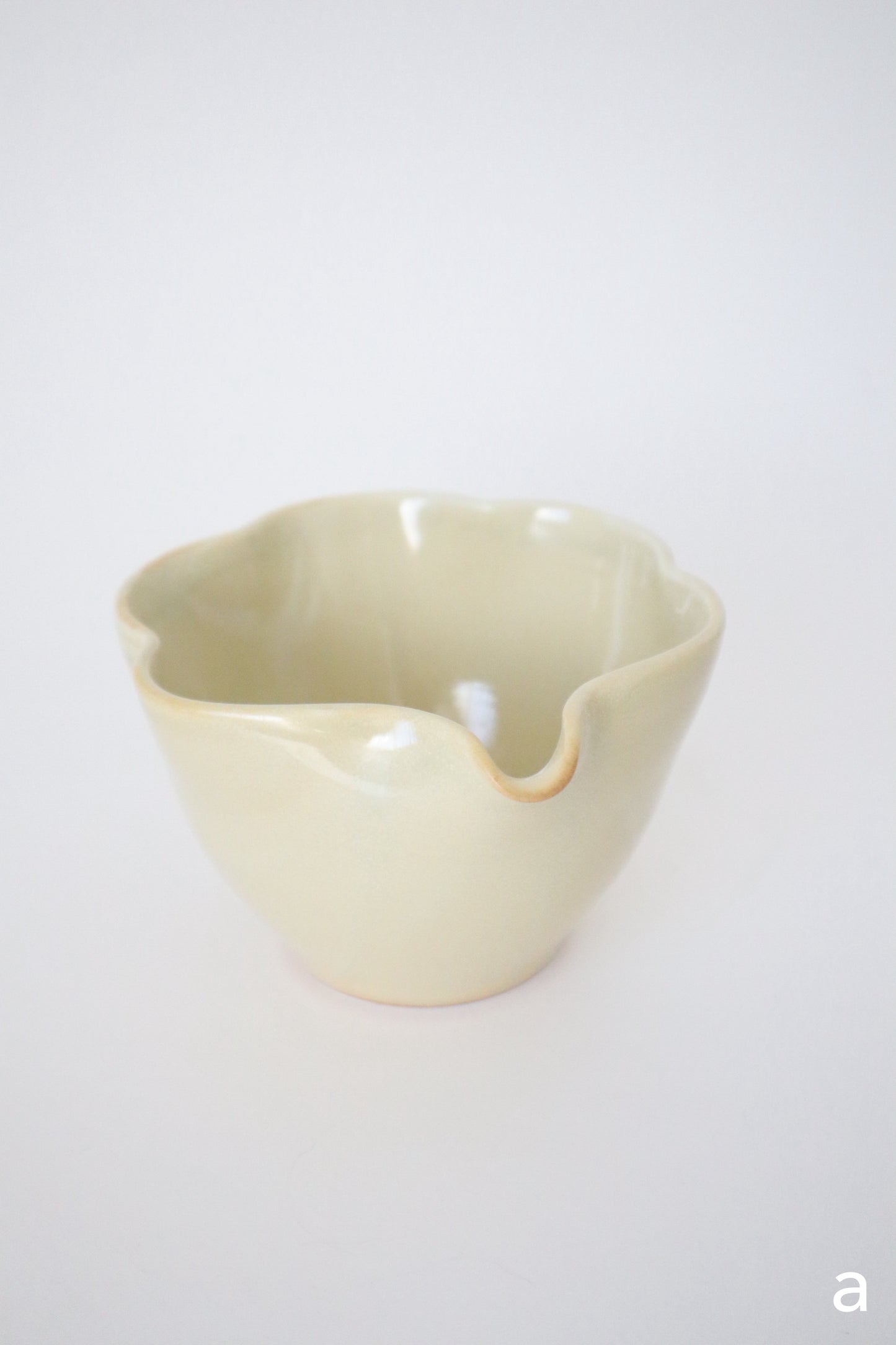 butter yellow bloom matcha bowls