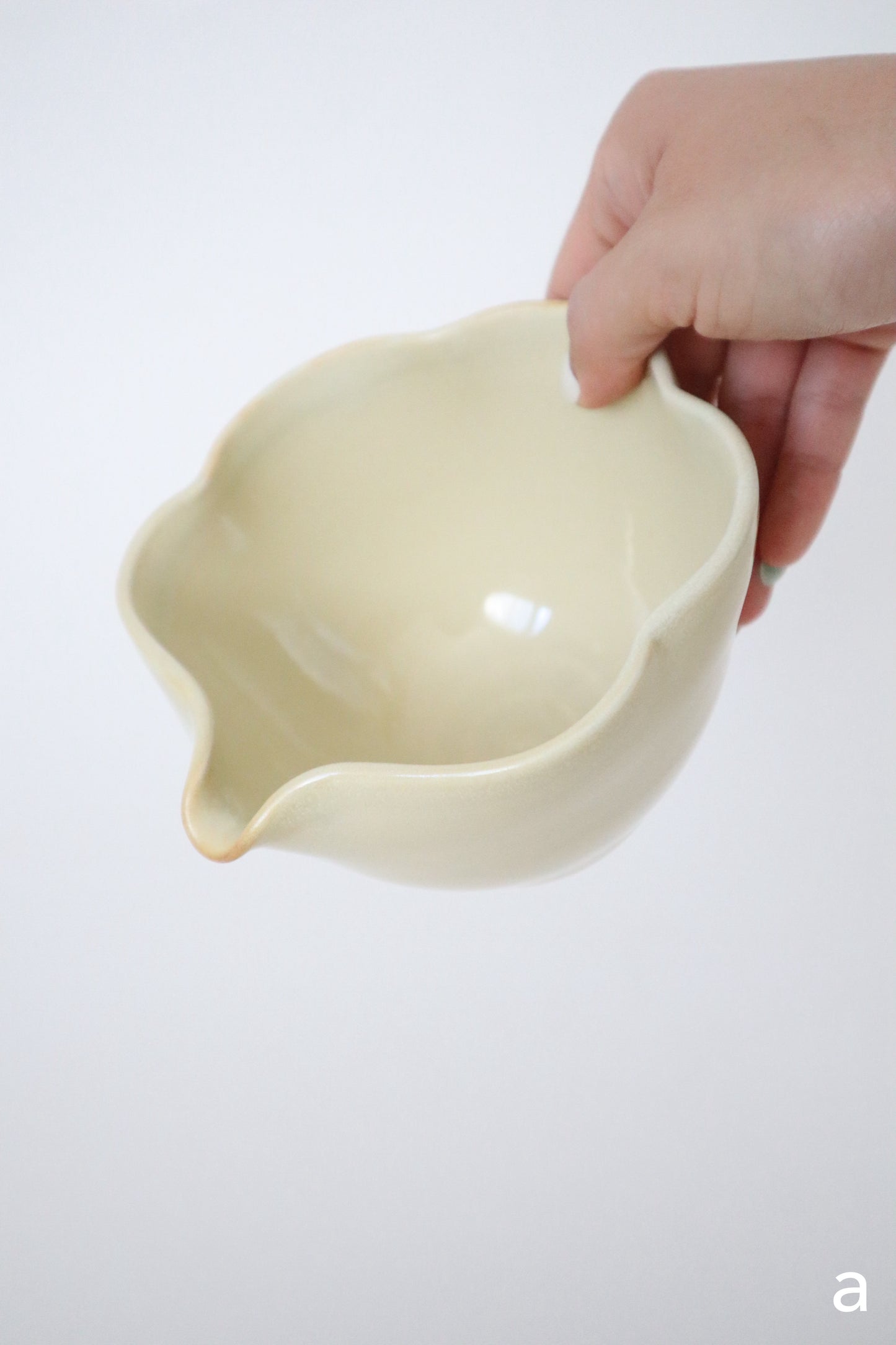 butter yellow bloom matcha bowls