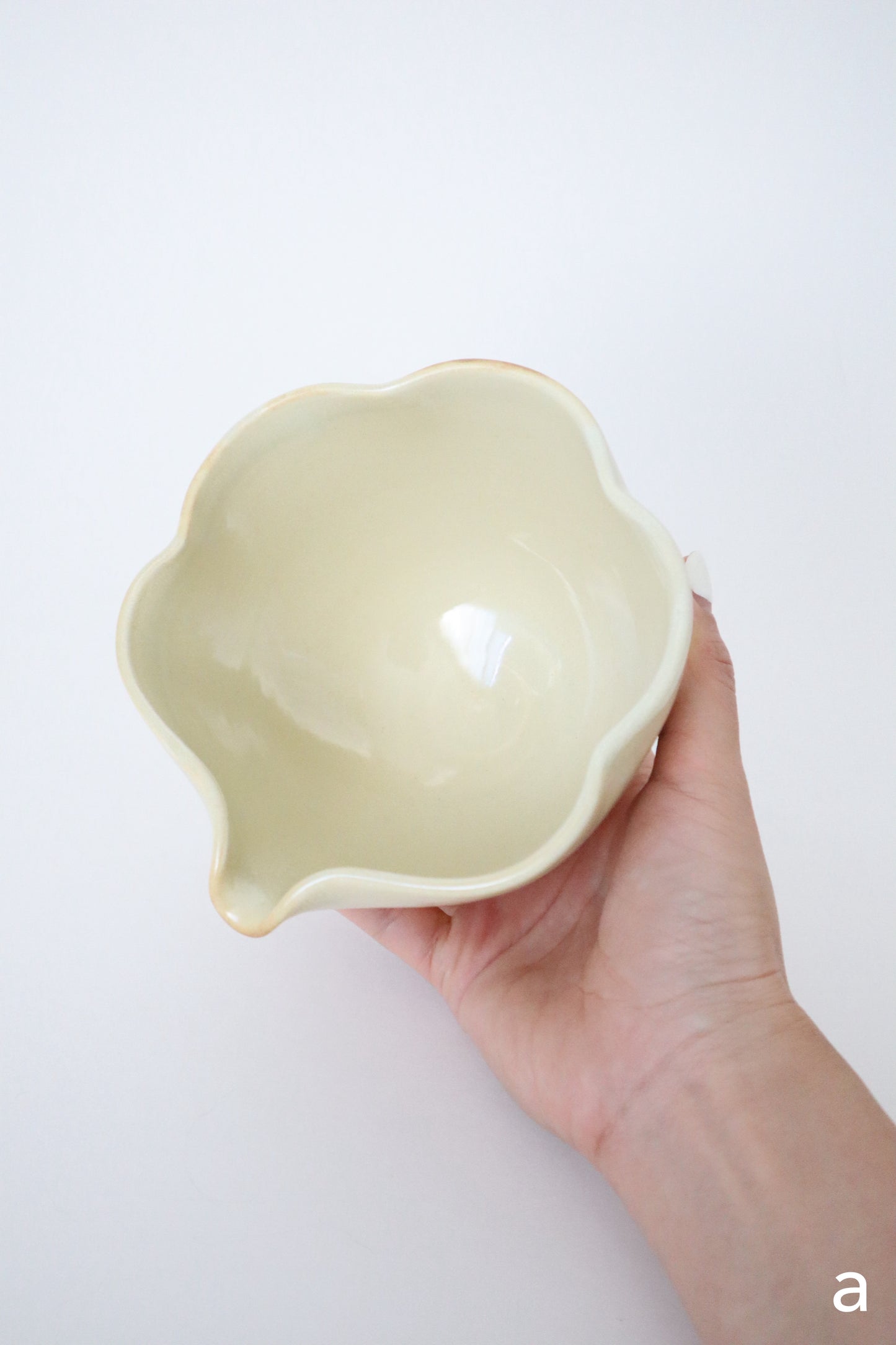 butter yellow bloom matcha bowls