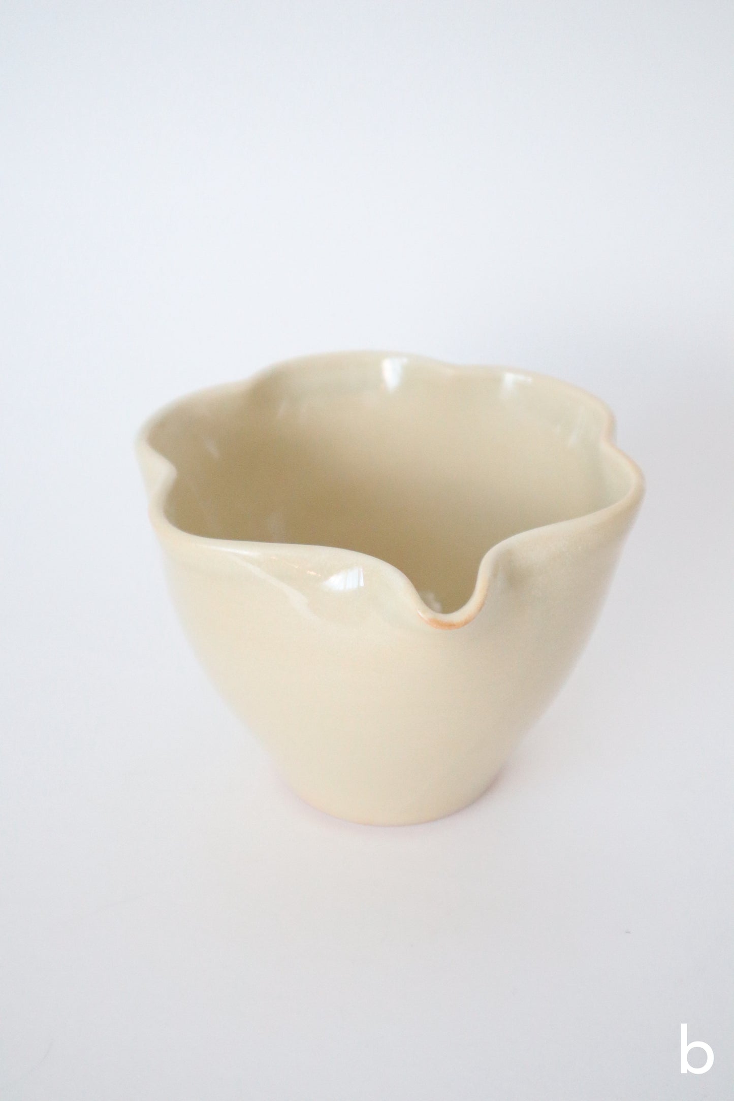 butter yellow bloom matcha bowls