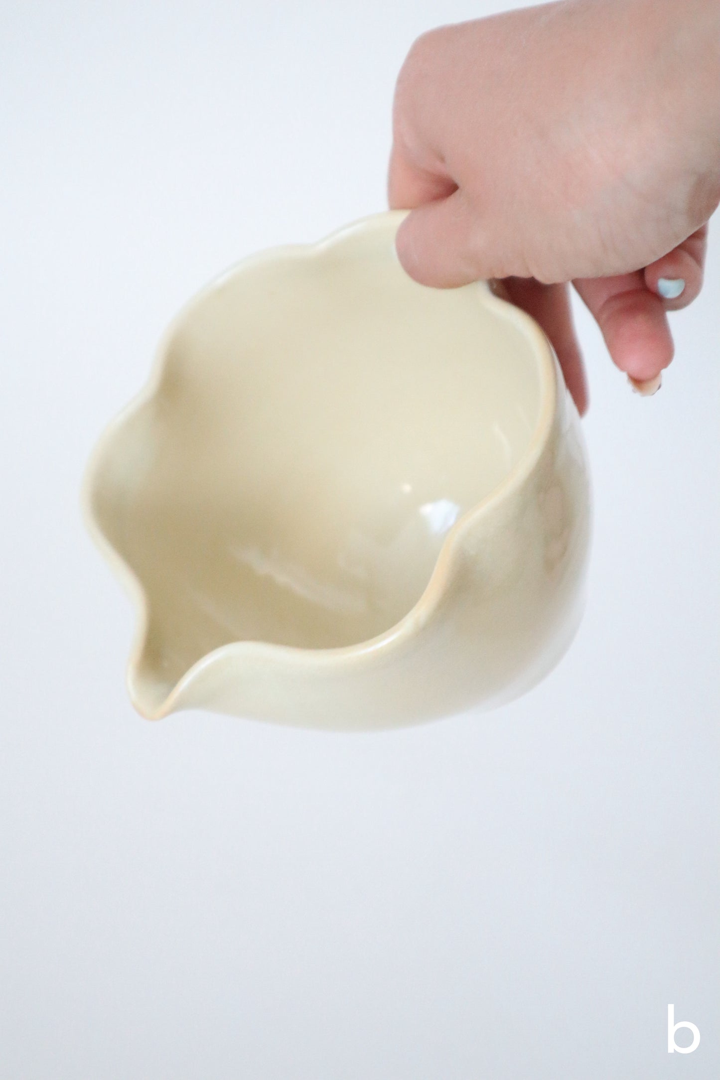 butter yellow bloom matcha bowls