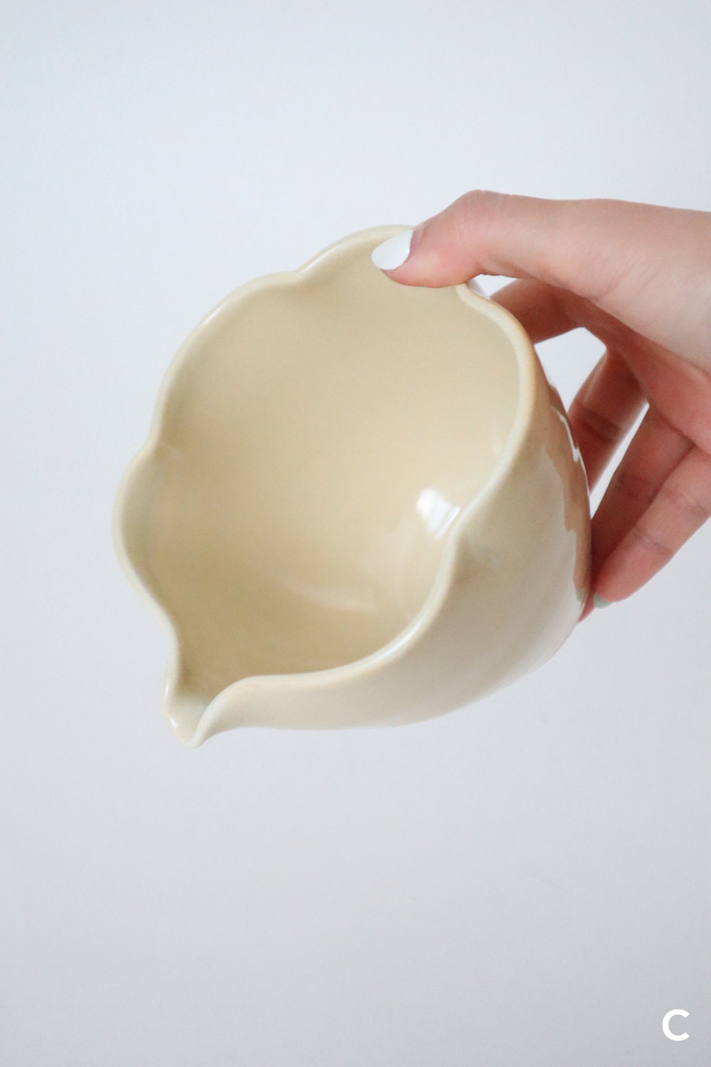 butter yellow bloom matcha bowls