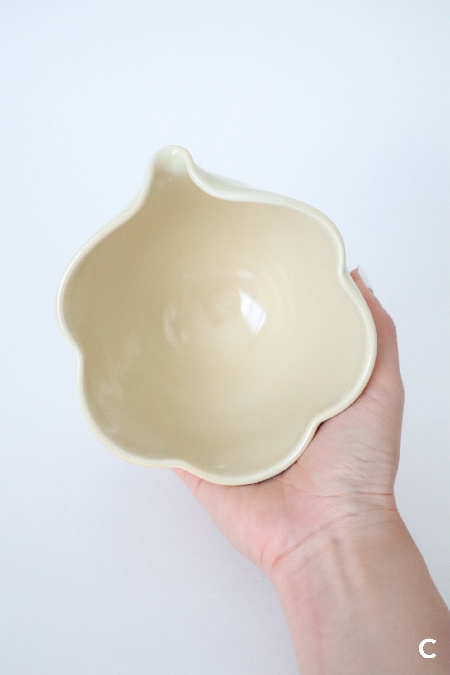butter yellow bloom matcha bowls