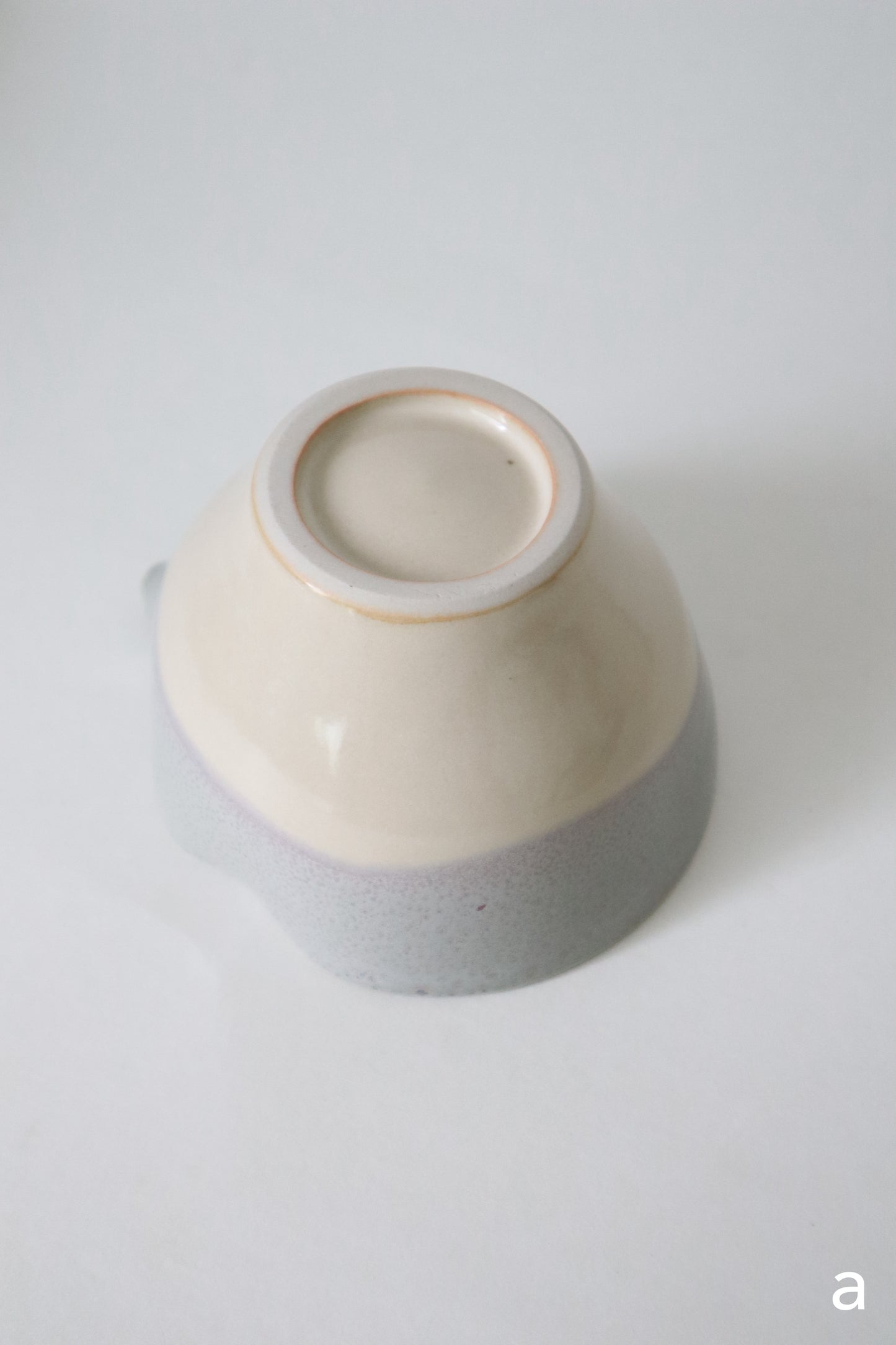 sea foam seashell matcha bowl