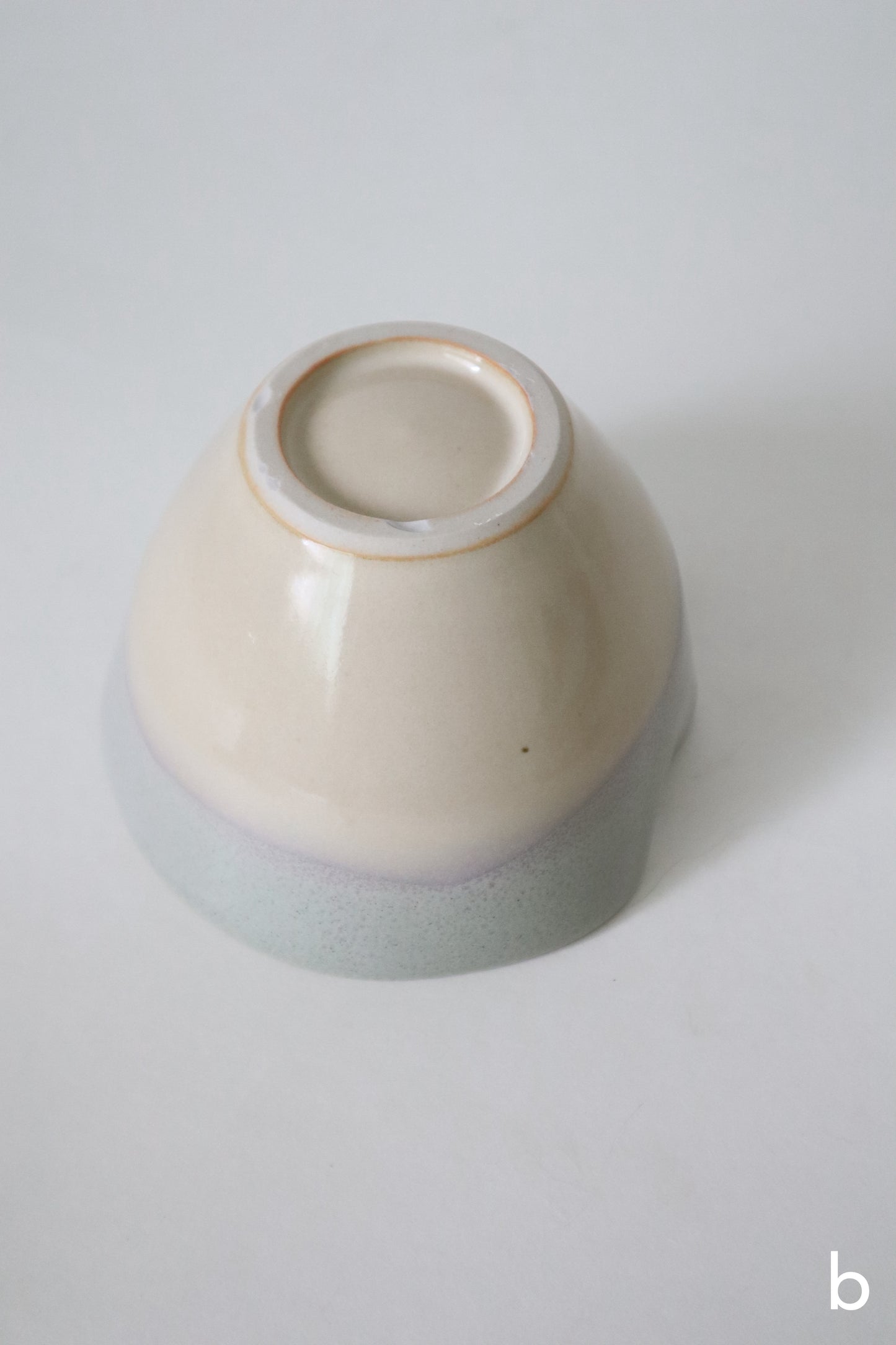 sea foam seashell matcha bowl