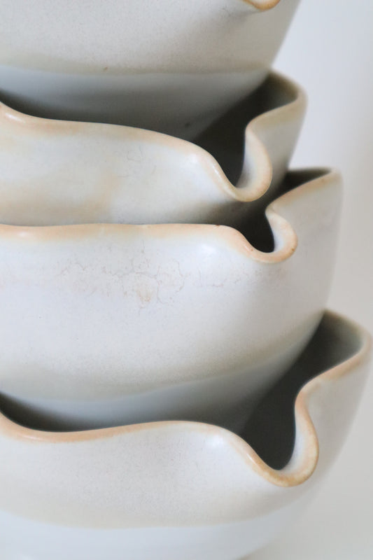 warm sand seashell matcha bowl sets