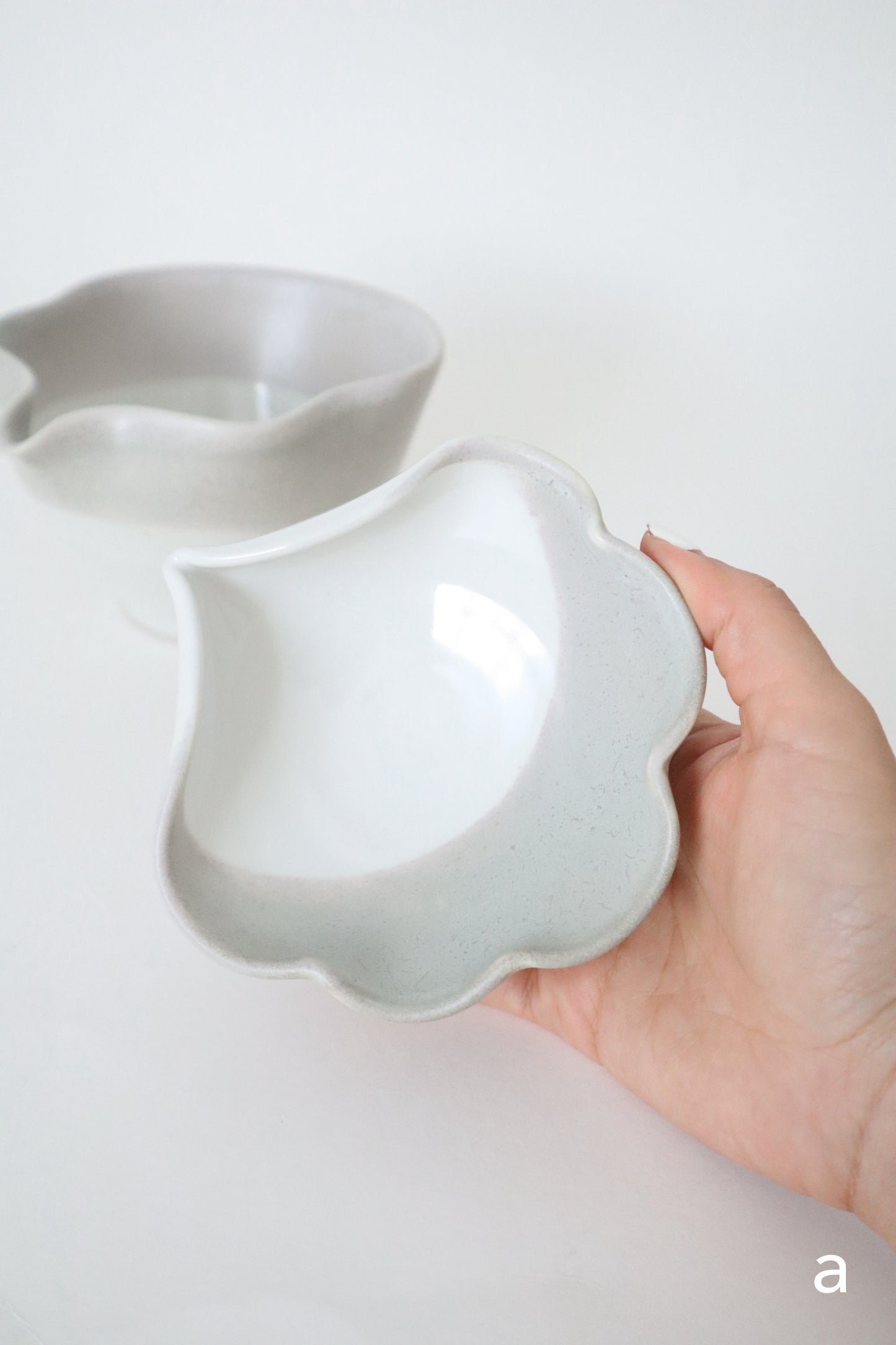 wild clay seashell matcha bowl sets