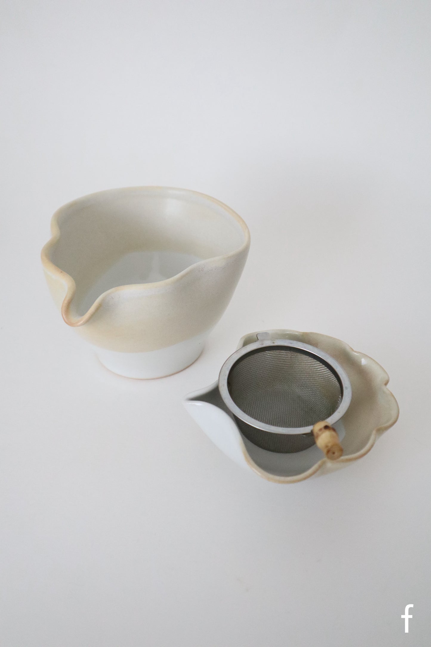 warm sand seashell matcha bowl sets