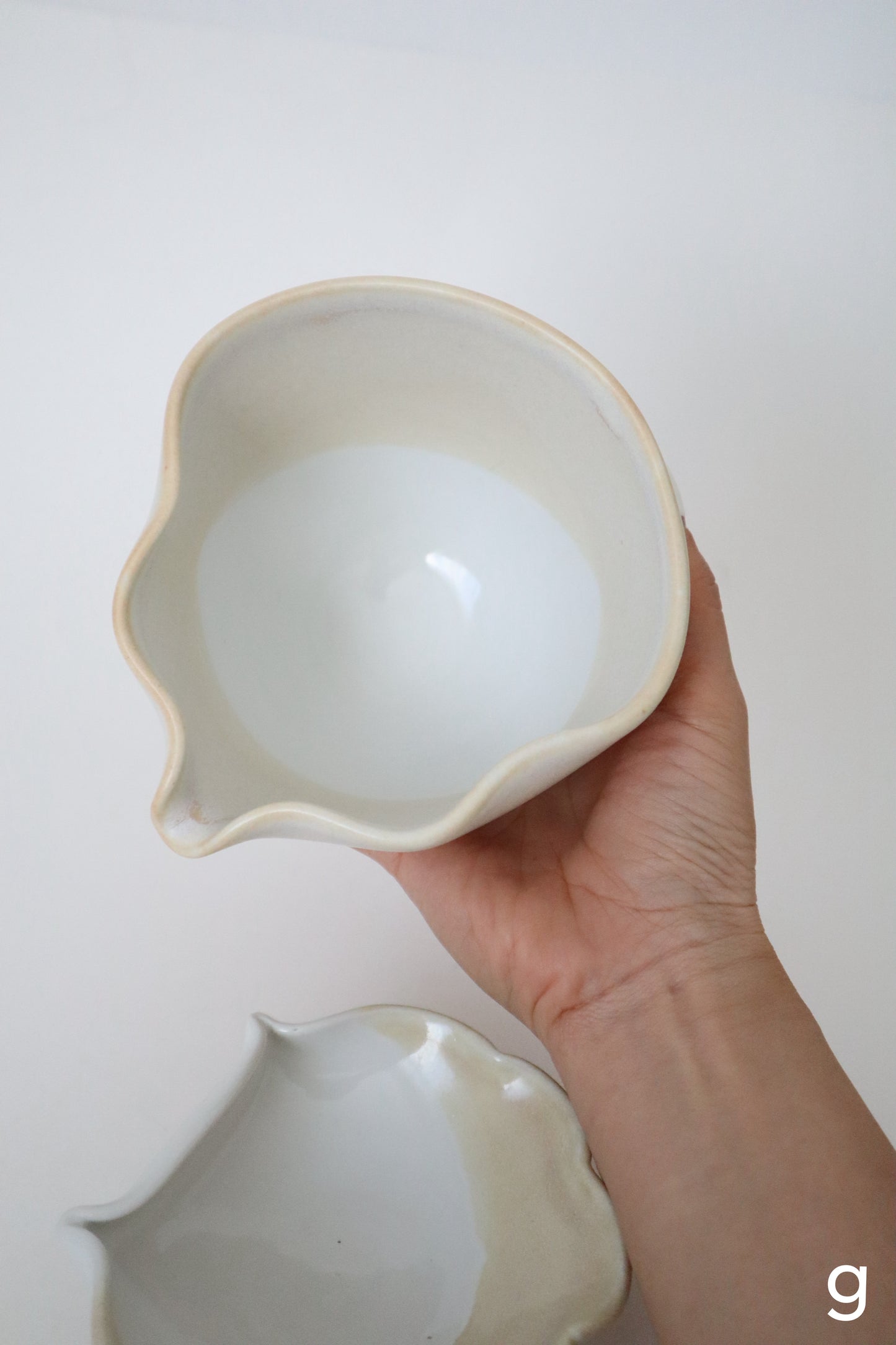 warm sand seashell matcha bowl sets