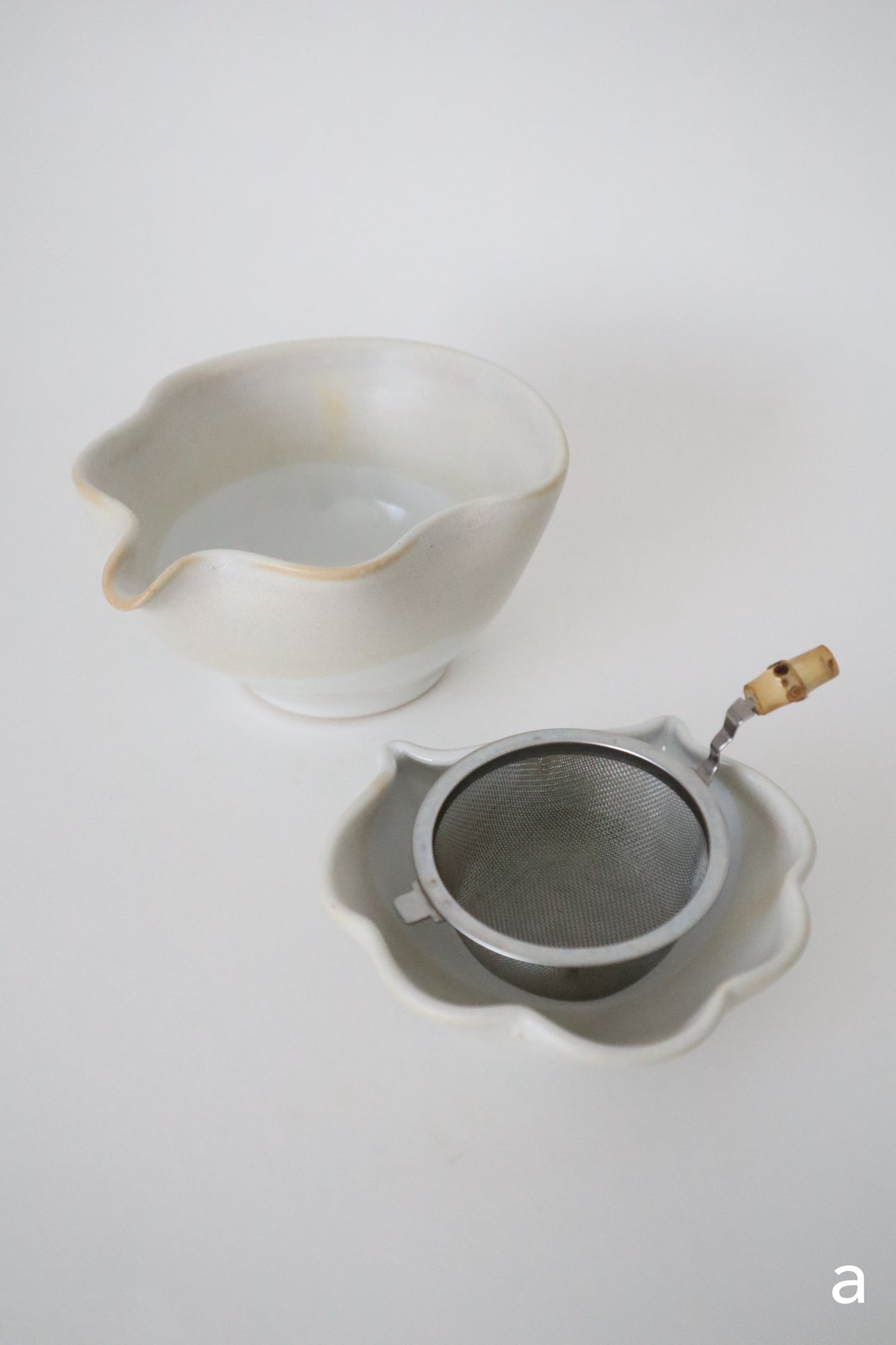 warm sand seashell matcha bowl sets