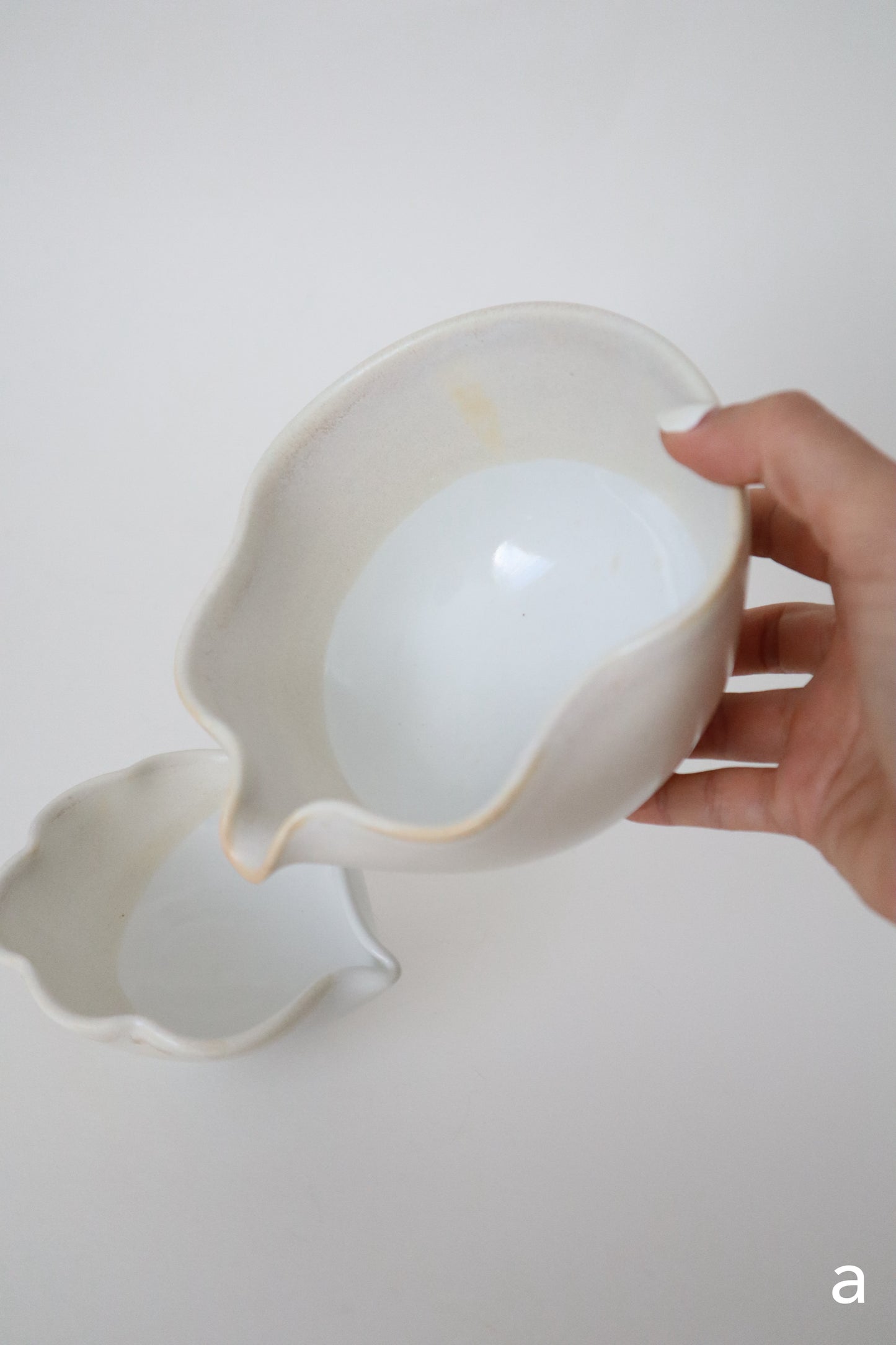 warm sand seashell matcha bowl sets