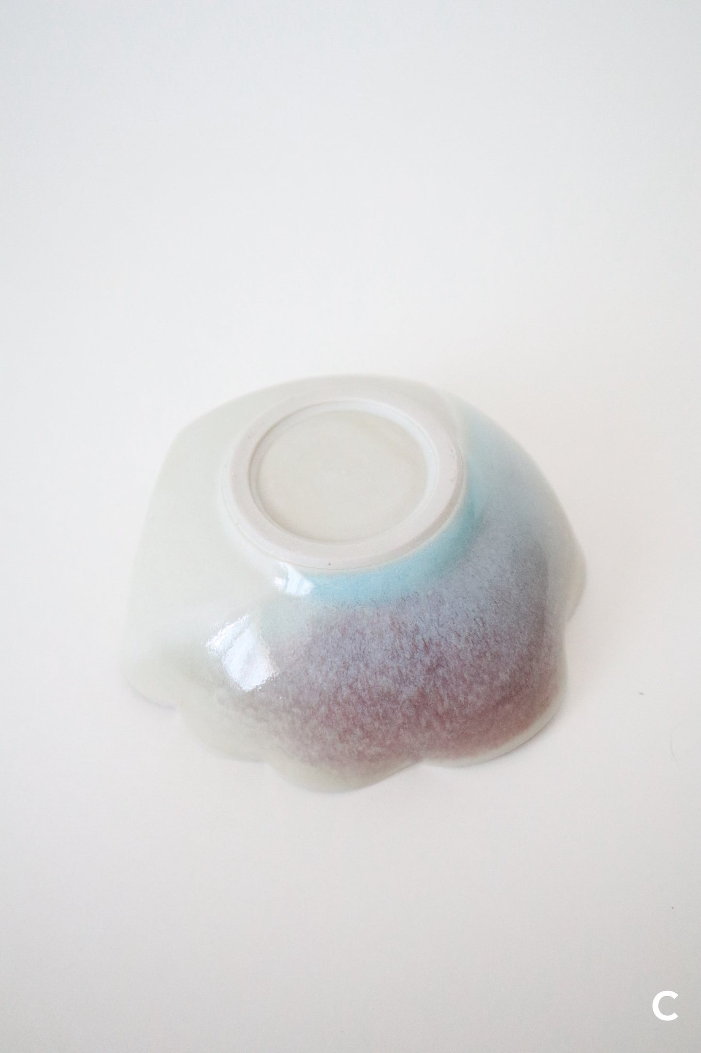 cotton blue seashell matcha bowl sets