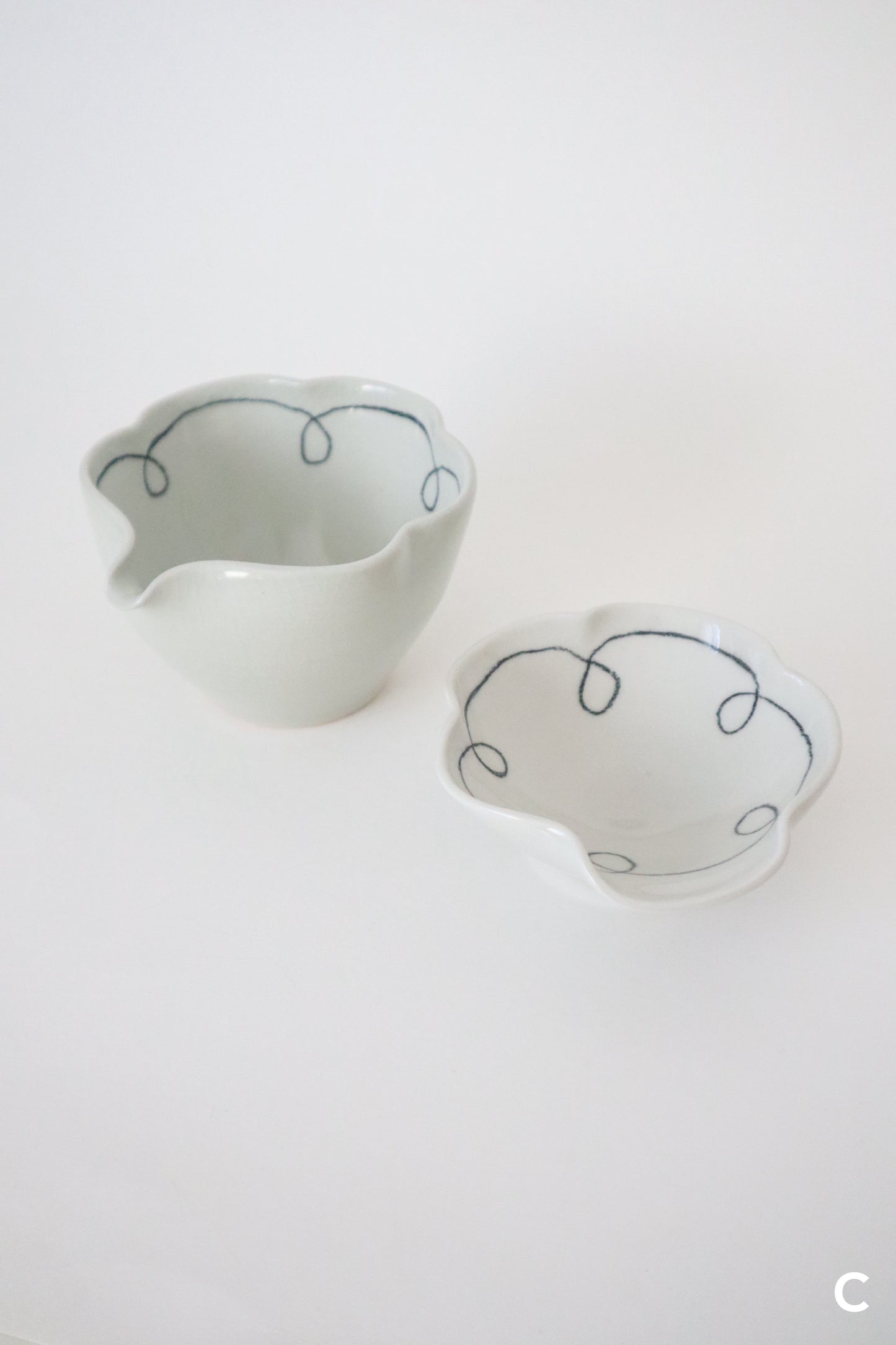 doodle bloom matcha sets