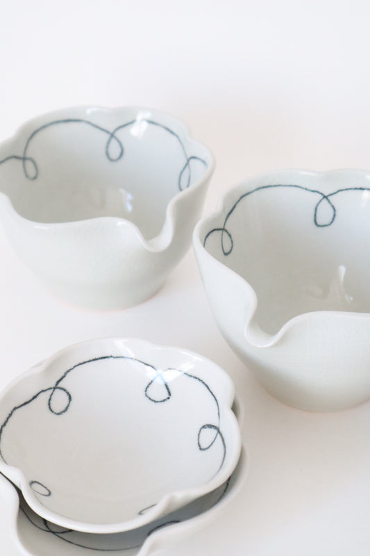 doodle bloom matcha sets