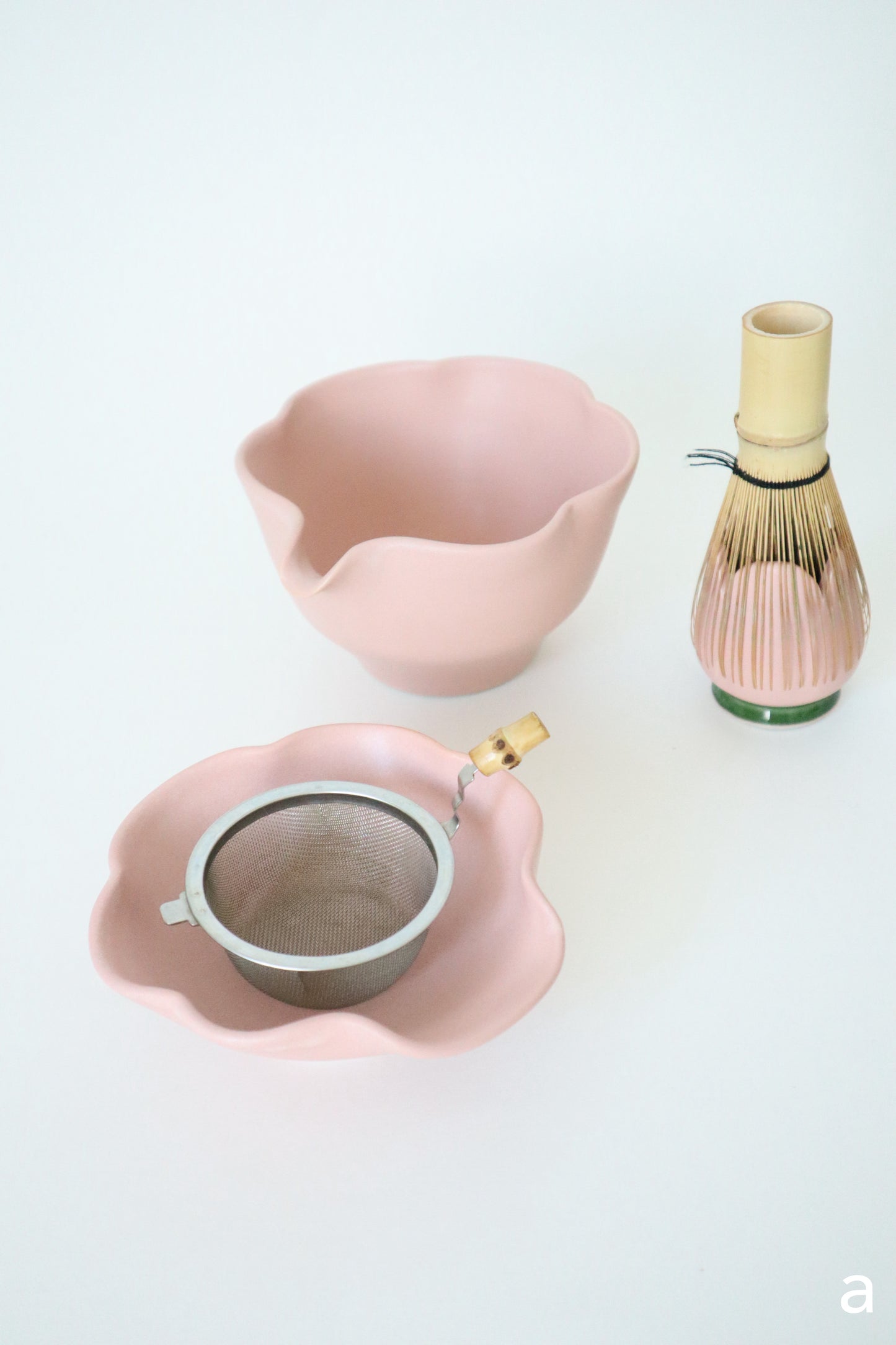 pink bloom matcha sets