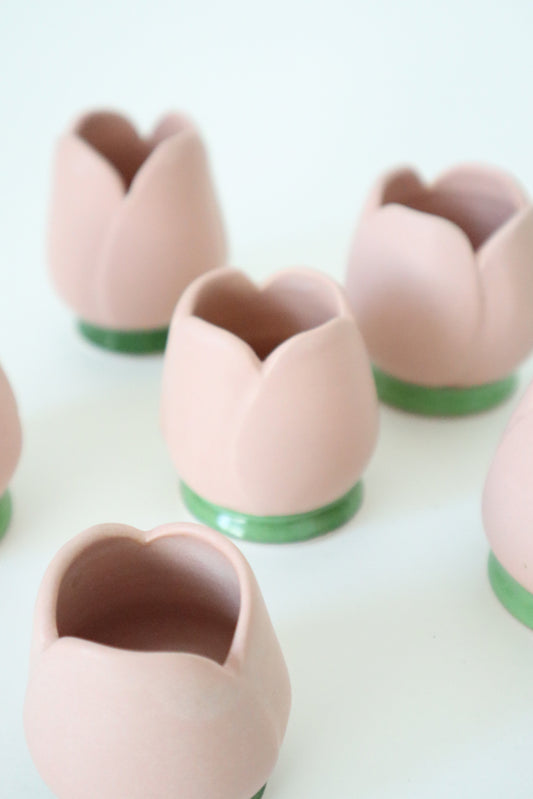 pink bloom matcha whisk holders