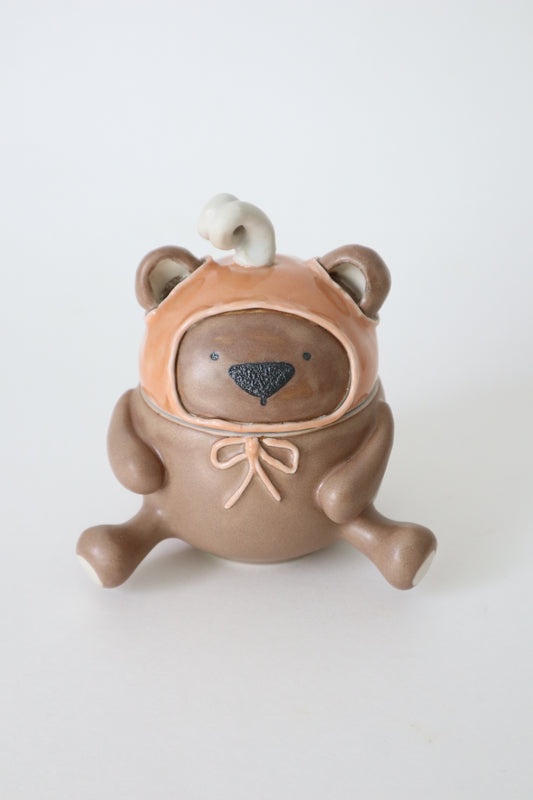 Mocha the pumpkin teddy