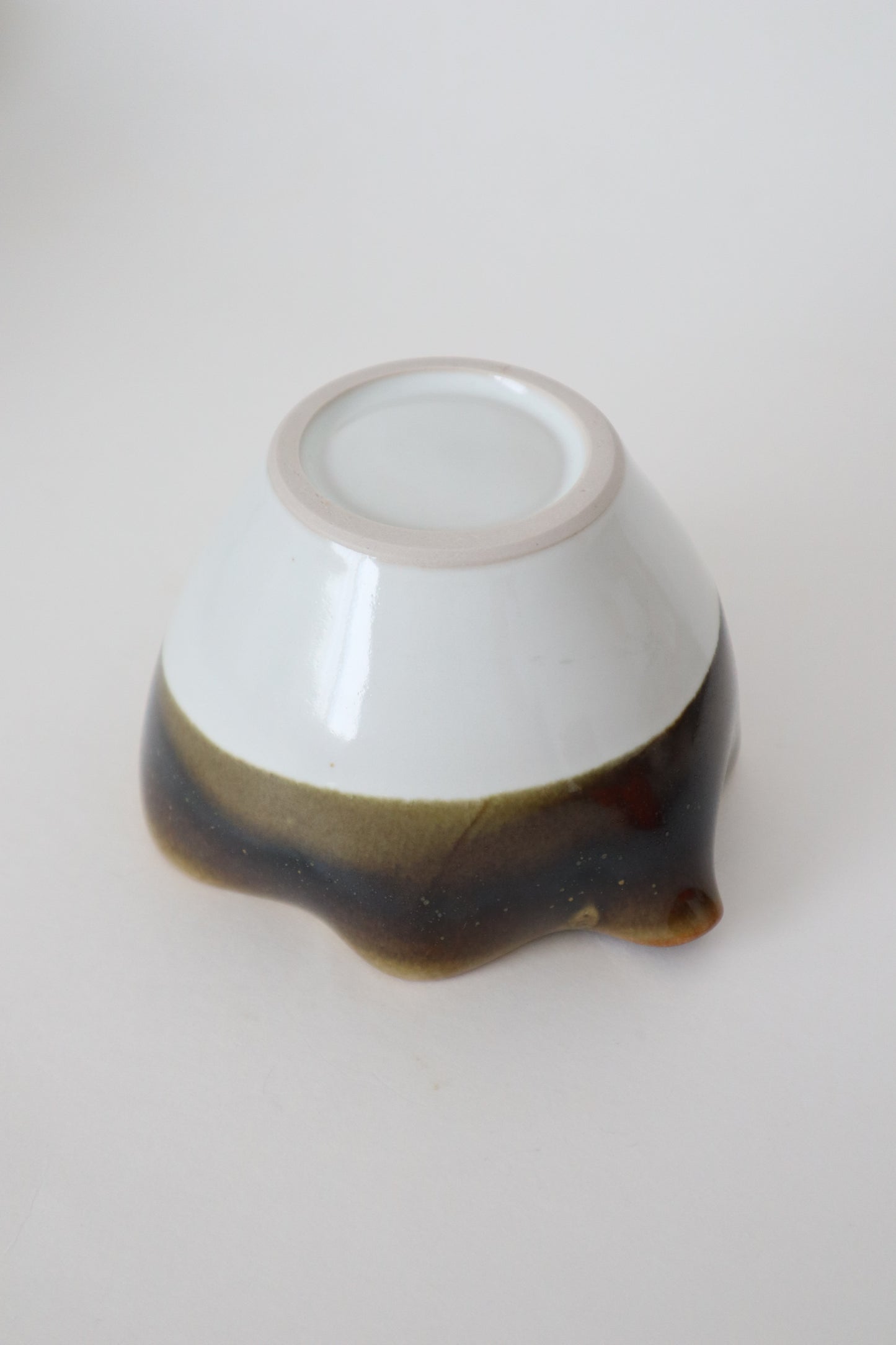 espresso seashell matcha bowl