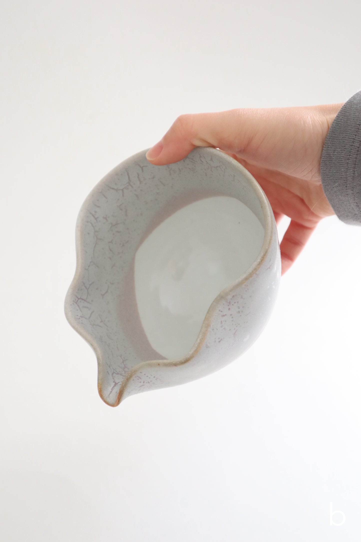 wild clay seashell matcha bowl sets