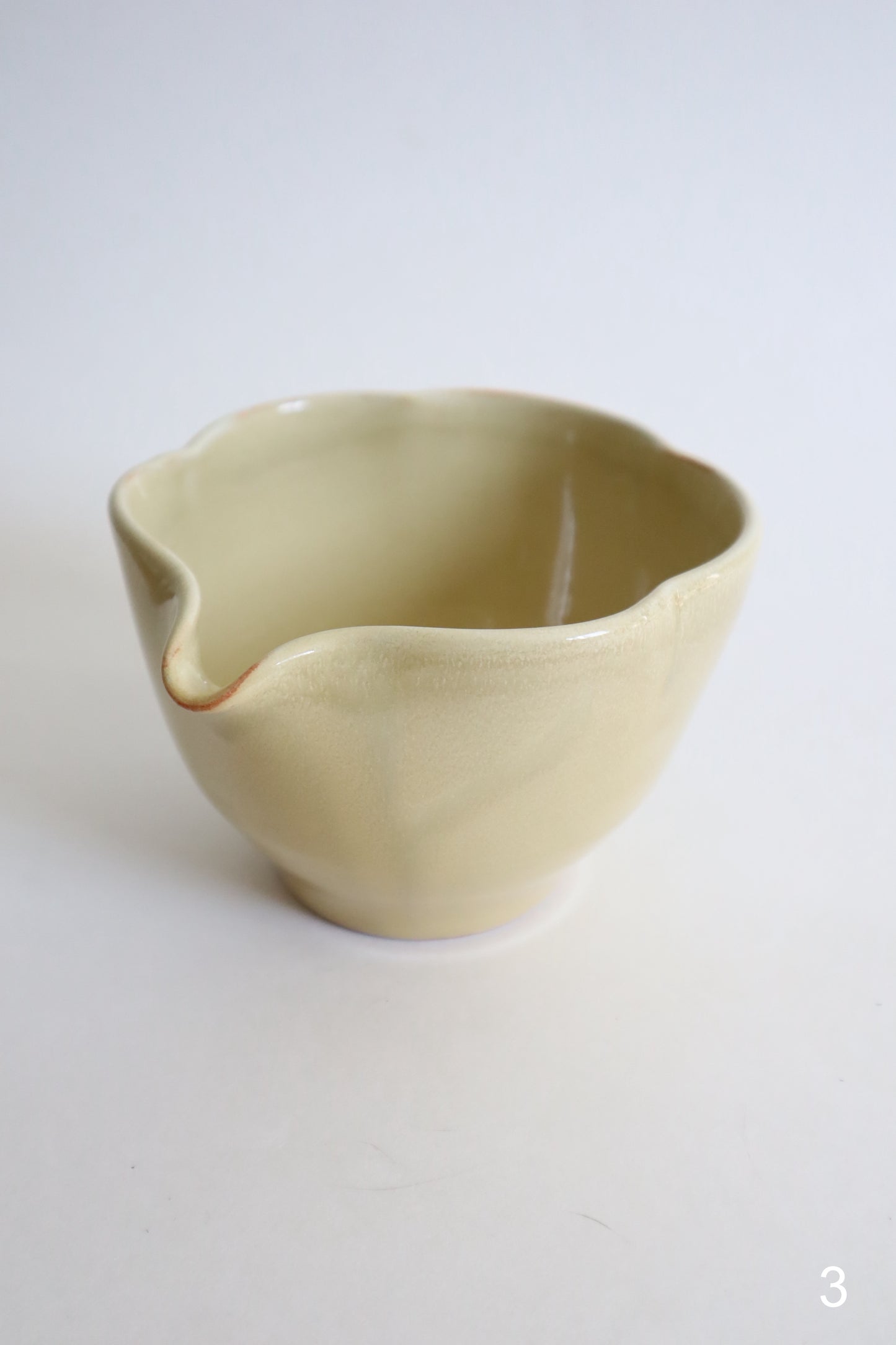 butter yellow bloom matcha bowls + set