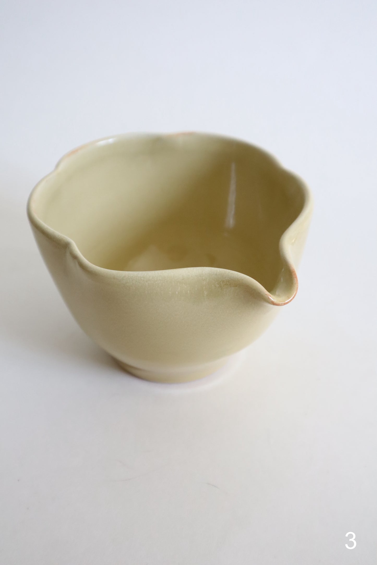 butter yellow bloom matcha bowls + set