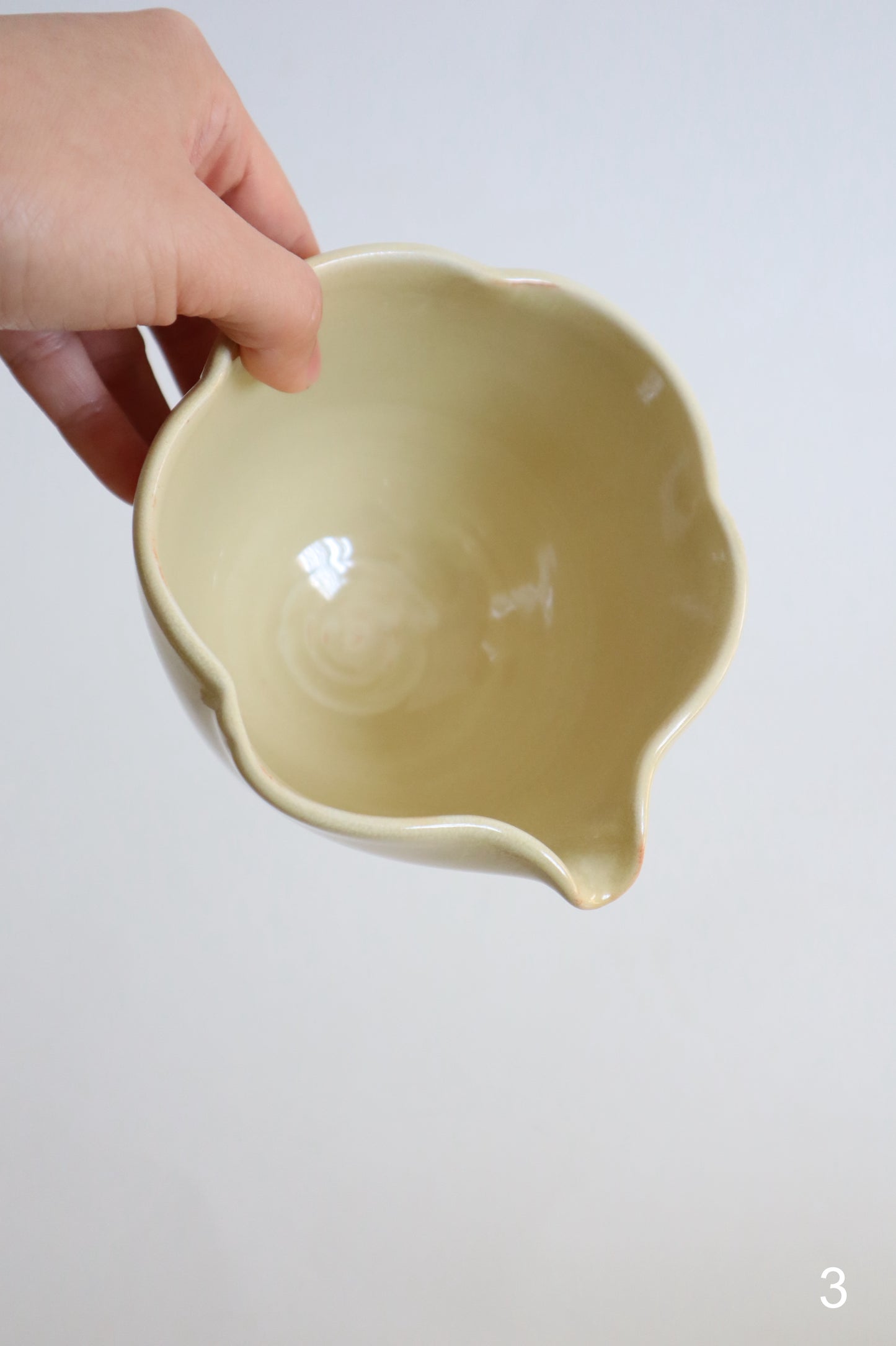 butter yellow bloom matcha bowls + set