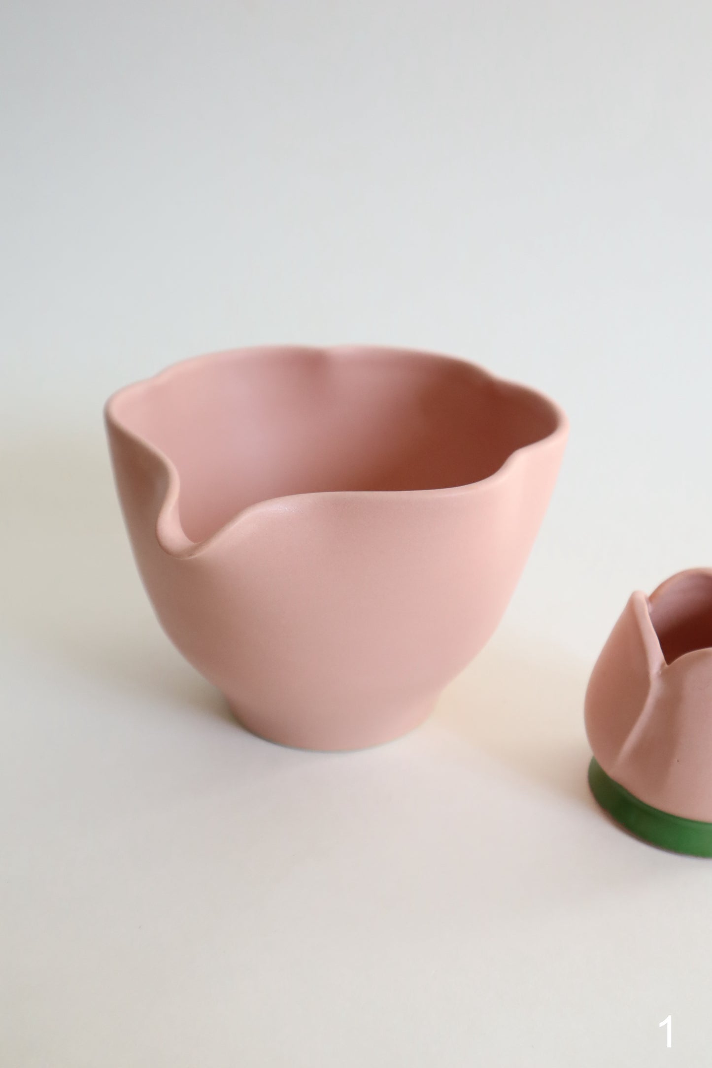 pink bloom matcha bowls + set