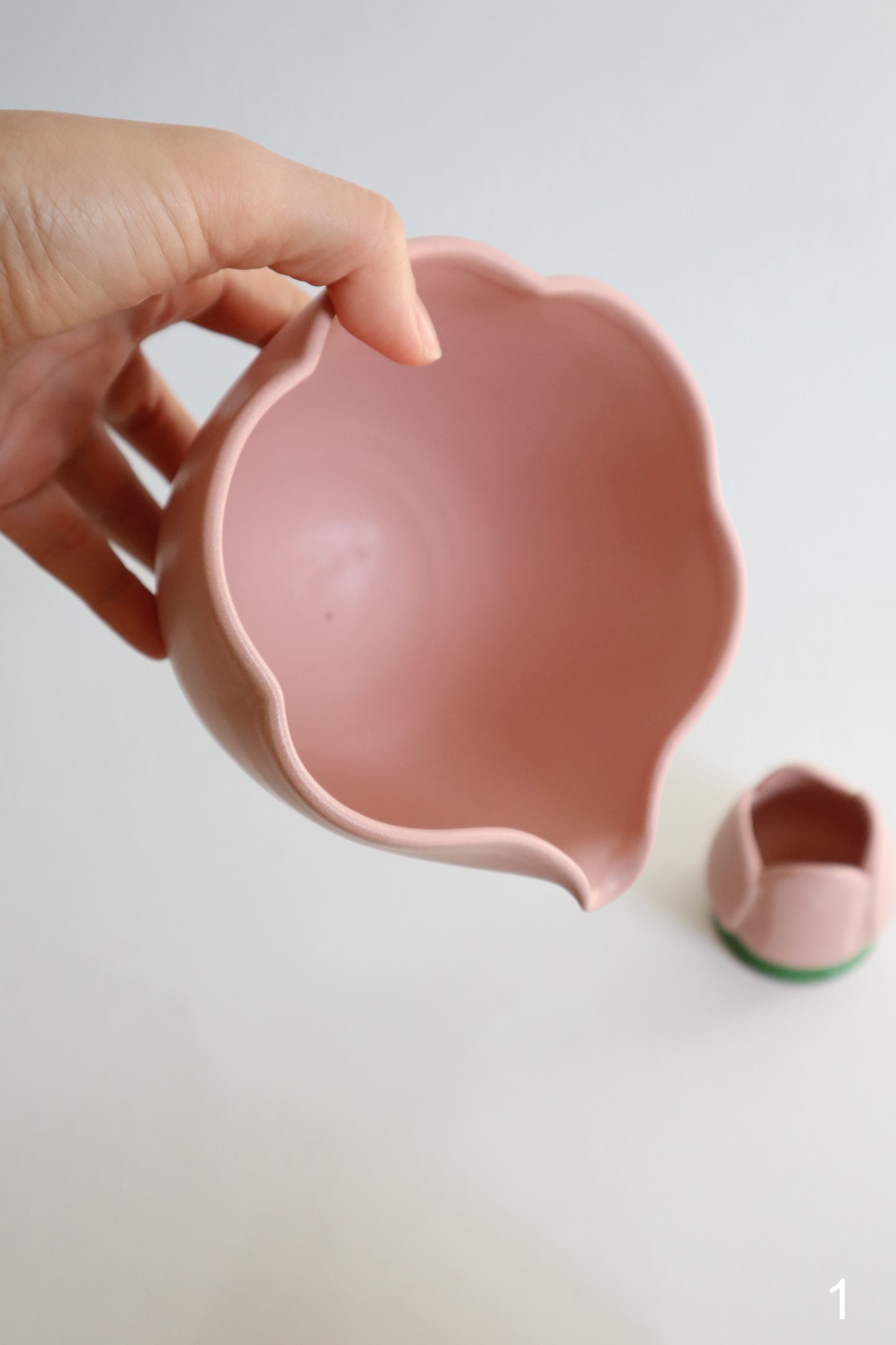 pink bloom matcha bowls + set