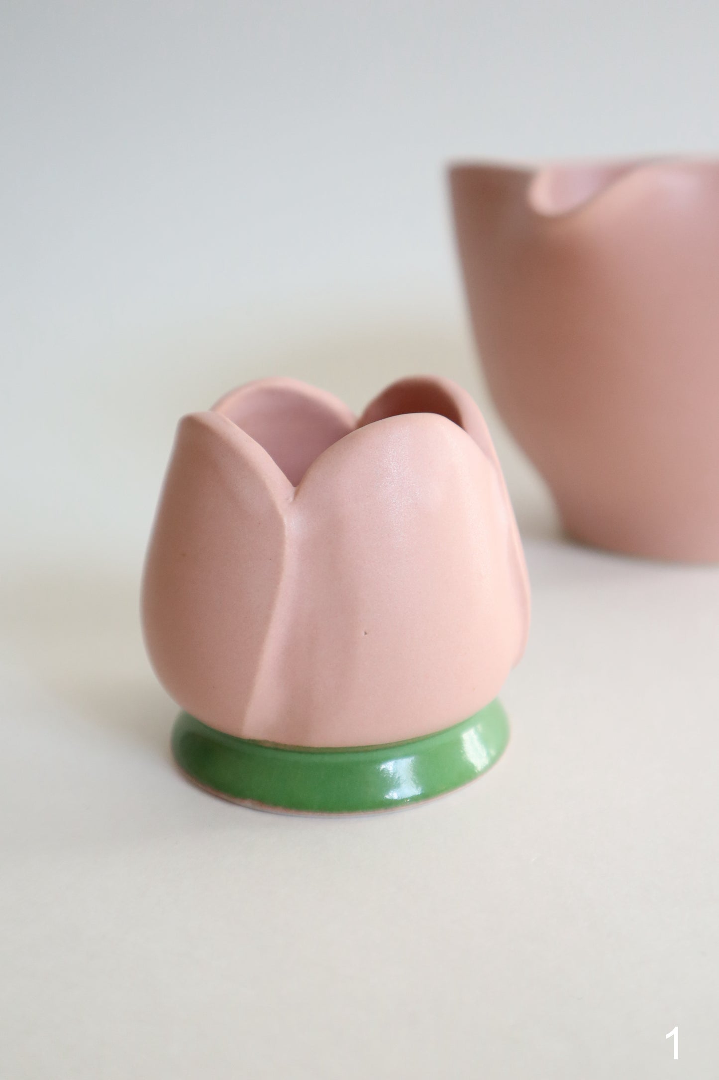 pink bloom matcha bowls + set