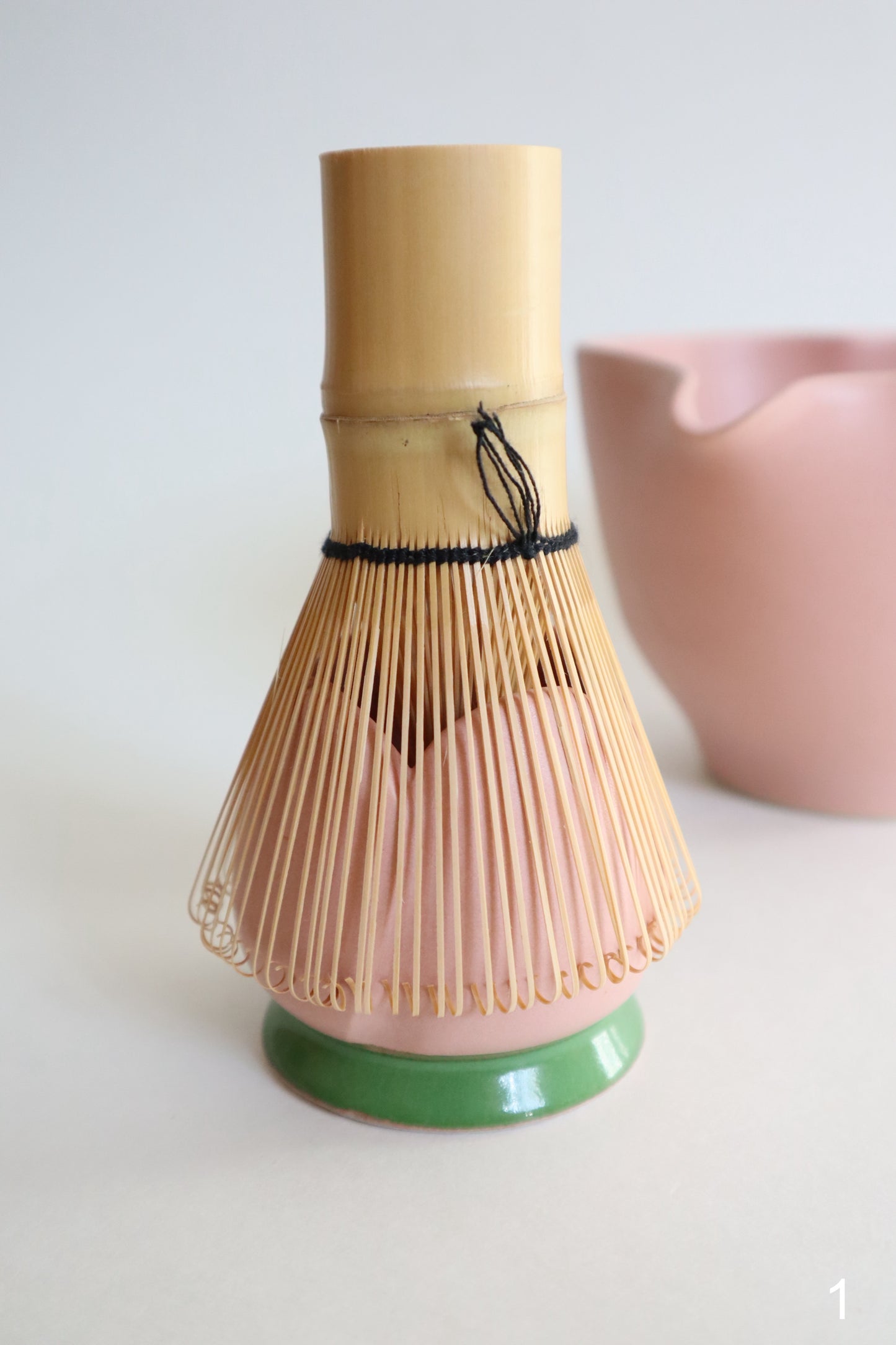 pink bloom matcha bowls + set