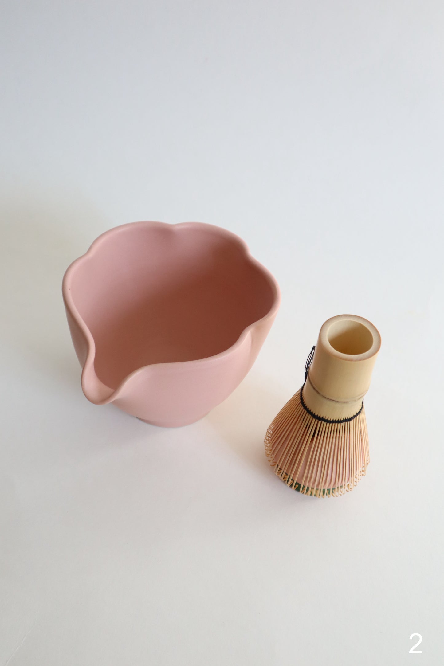 pink bloom matcha bowls + set