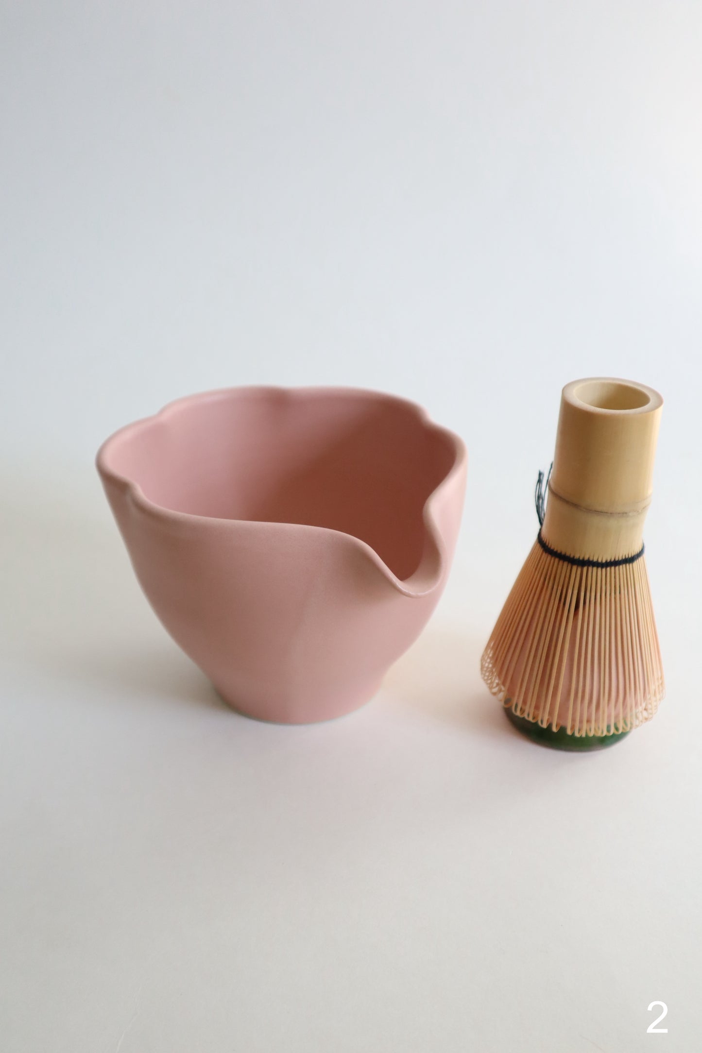 pink bloom matcha bowls + set