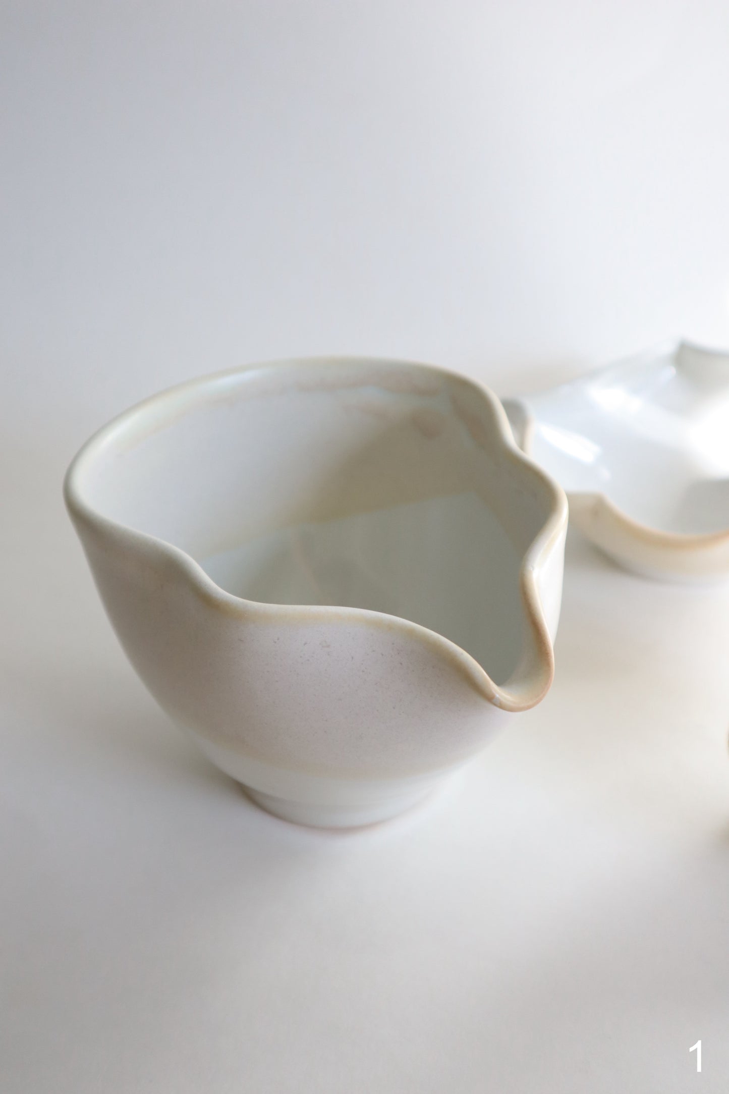 warm sand seashell matcha bowl sets