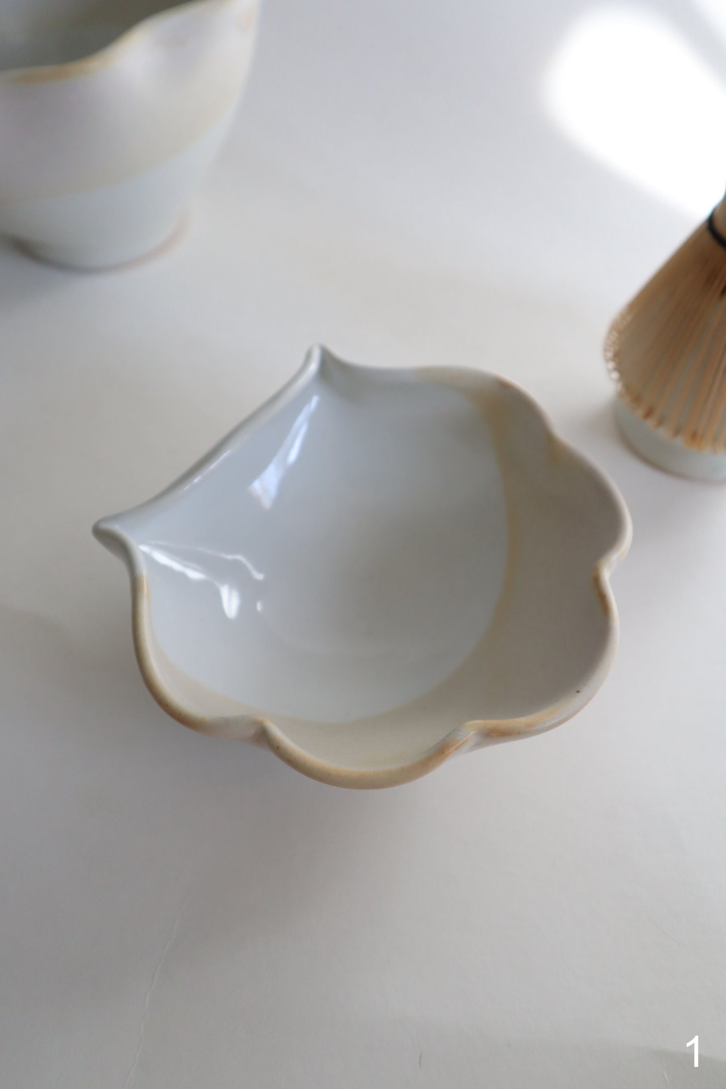 warm sand seashell matcha bowl sets