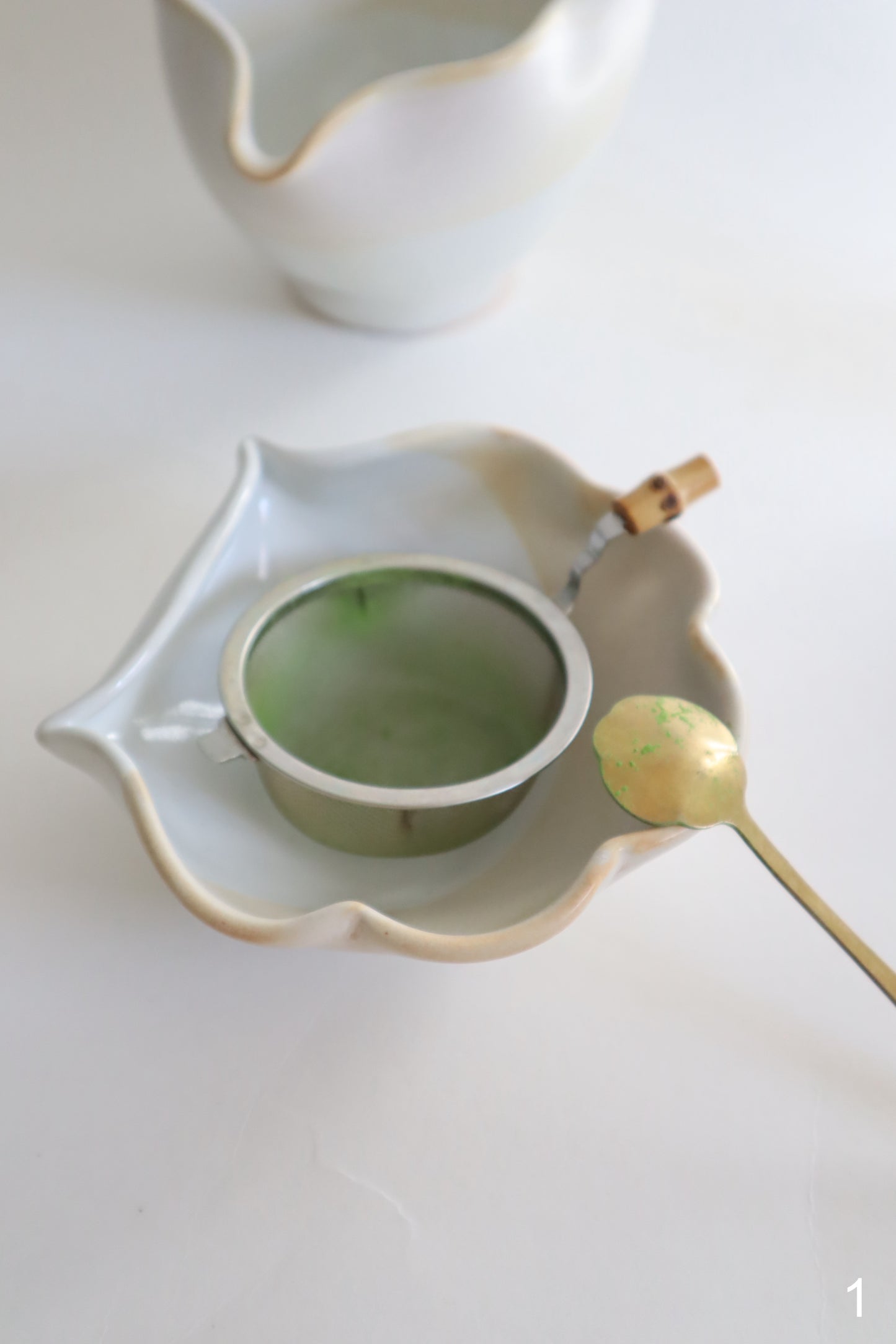 warm sand seashell matcha bowl sets