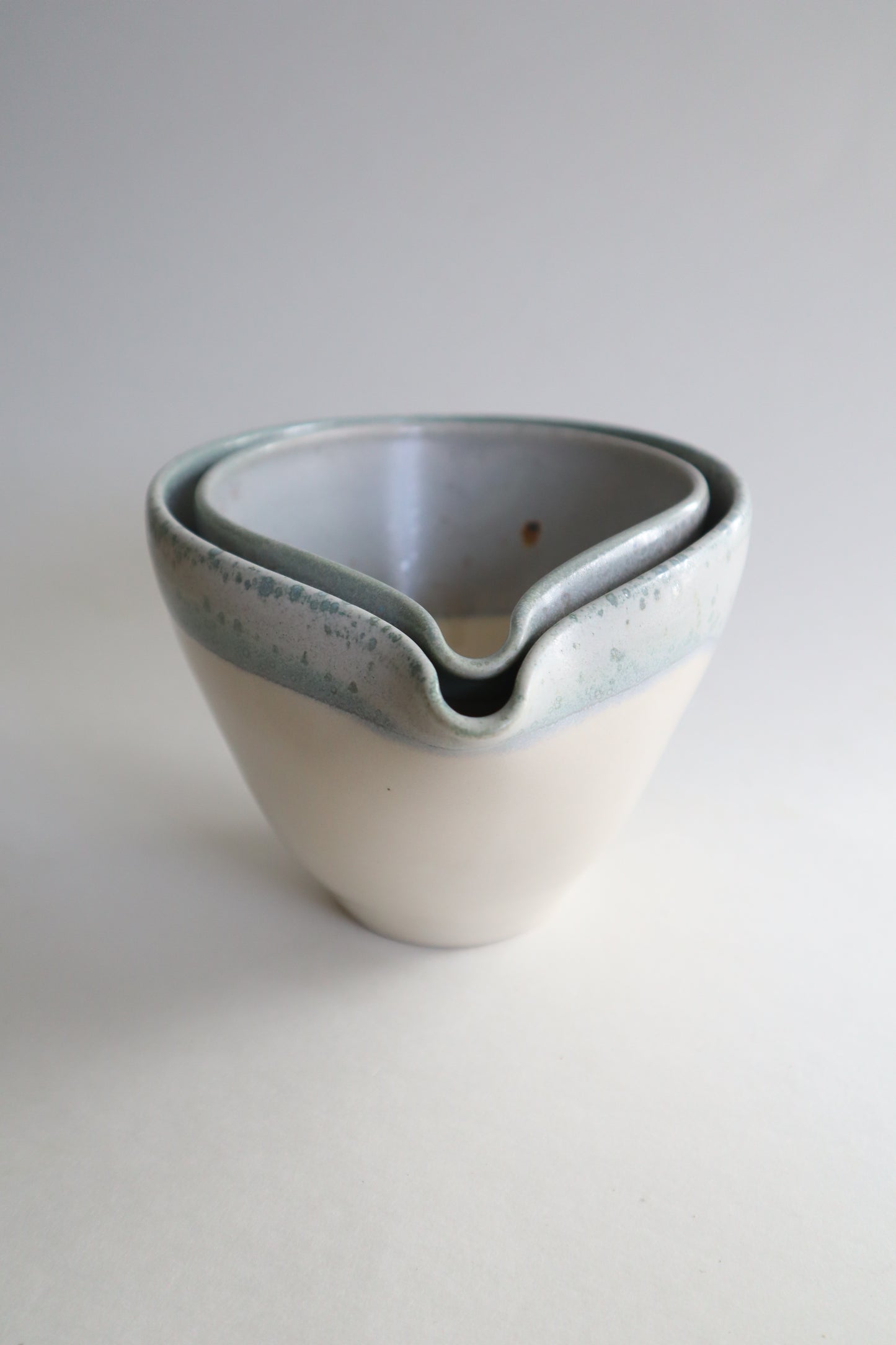 nesting raindrop matcha bowls