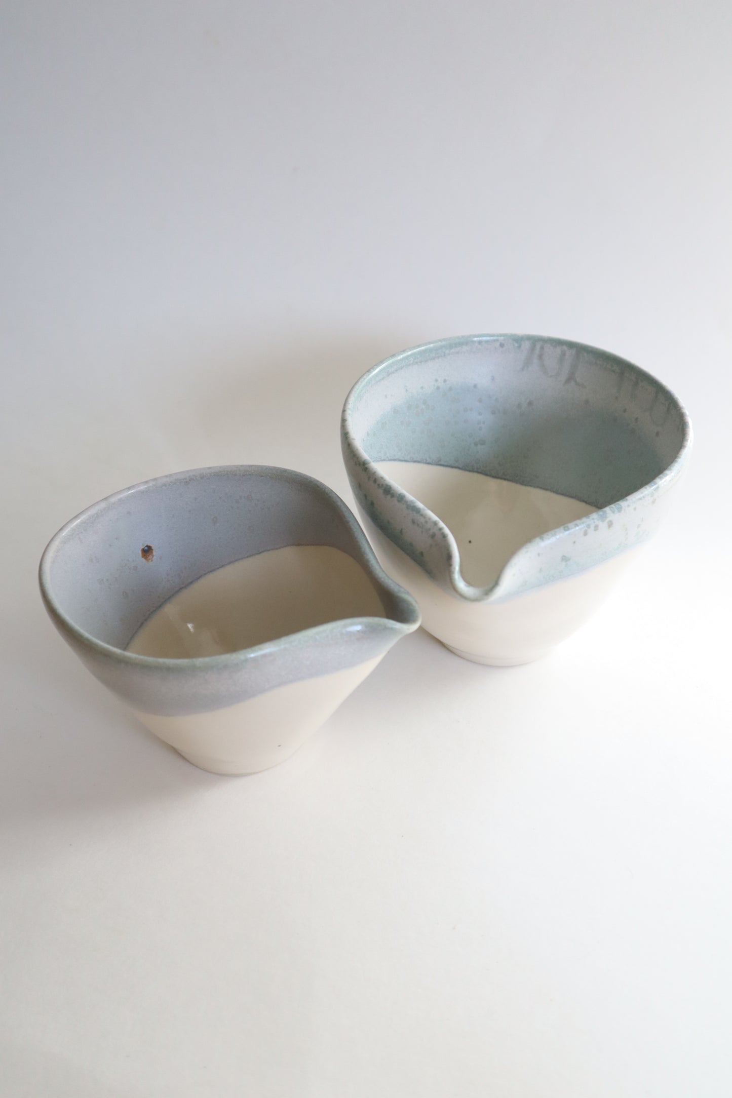 nesting raindrop matcha bowls