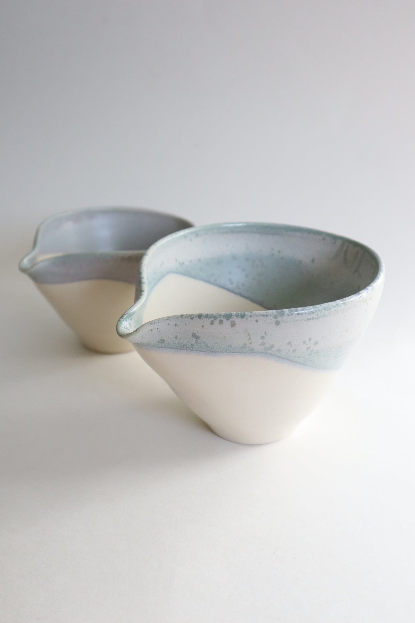 nesting raindrop matcha bowls